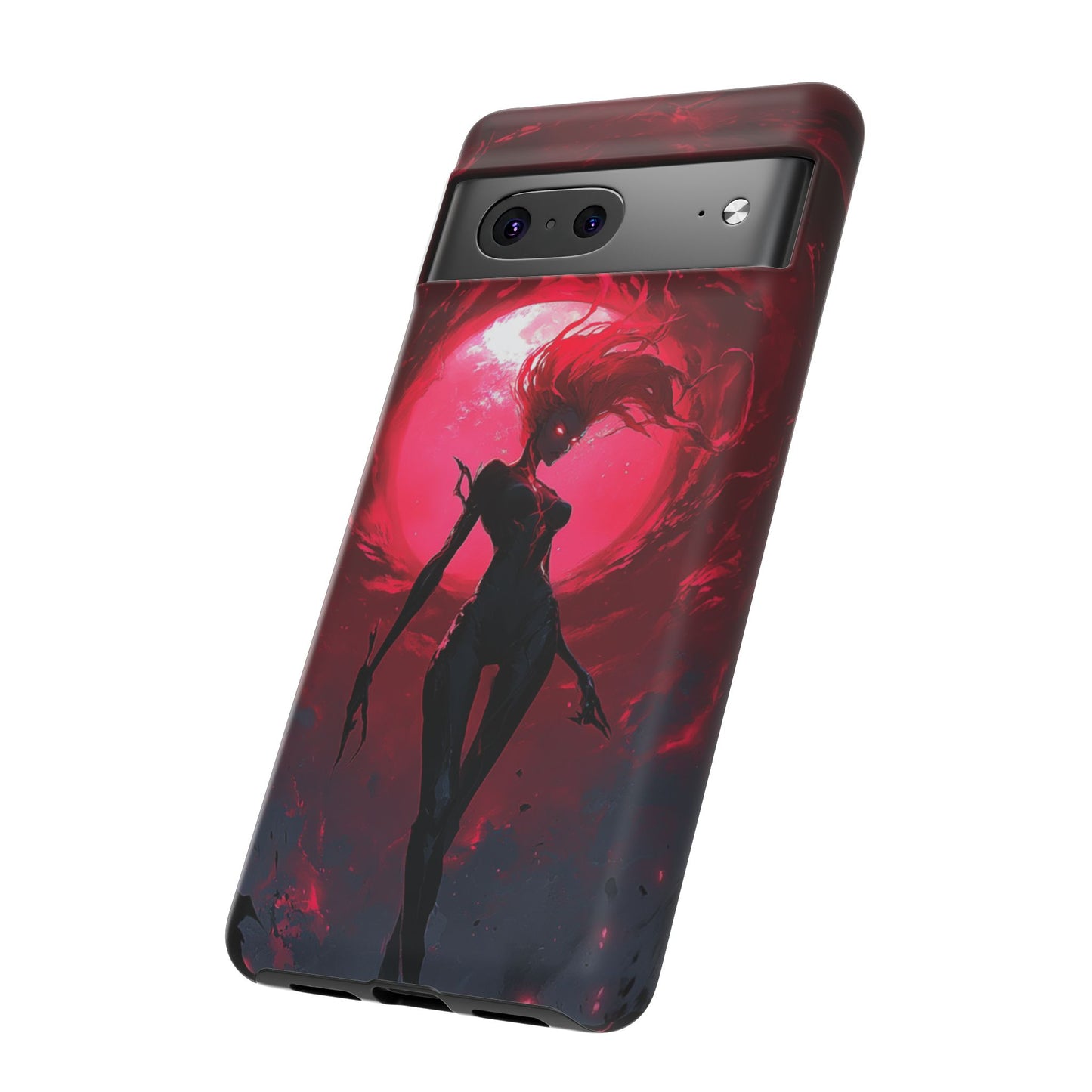 Crimson Eclipse Gothic Gaming Phone Case - iPhone, Google Pixel, Samsung Galaxy