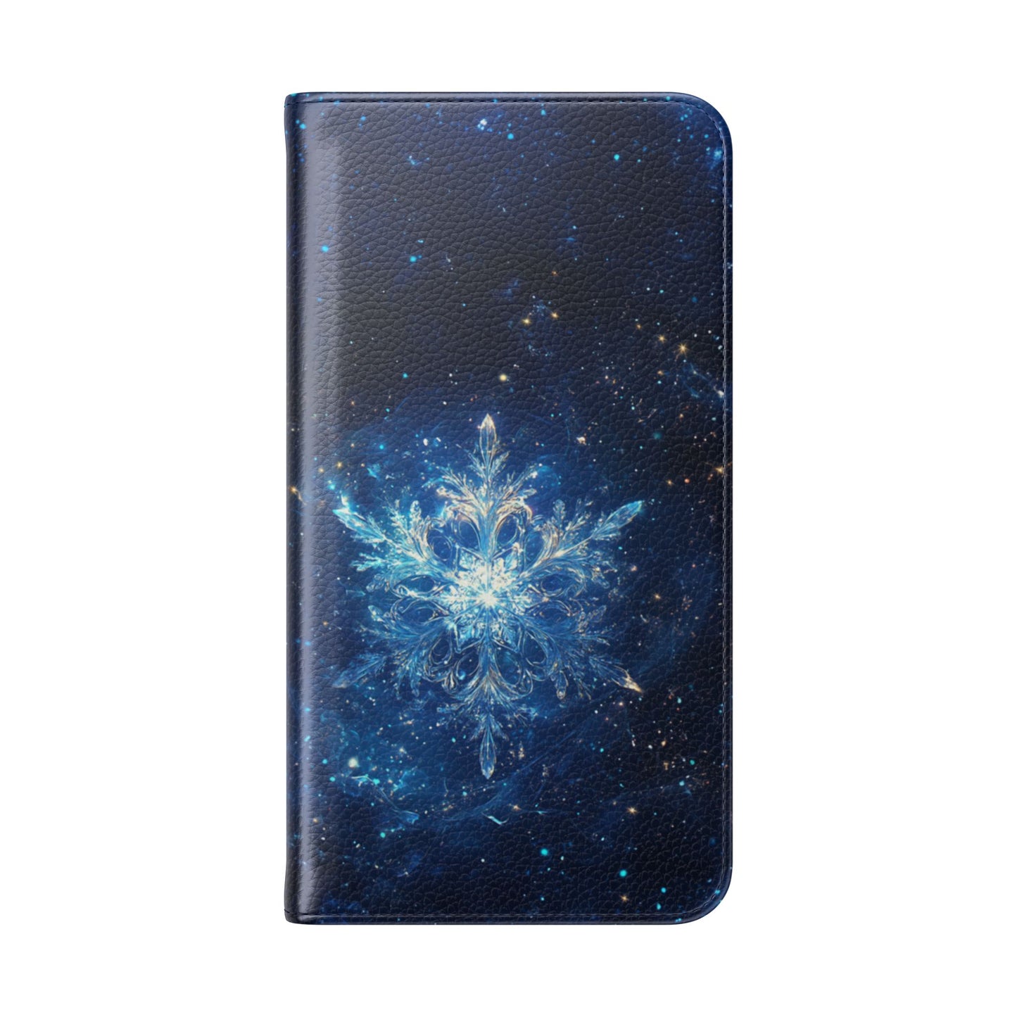 Cosmic Snowflake - Wallet Flip Case