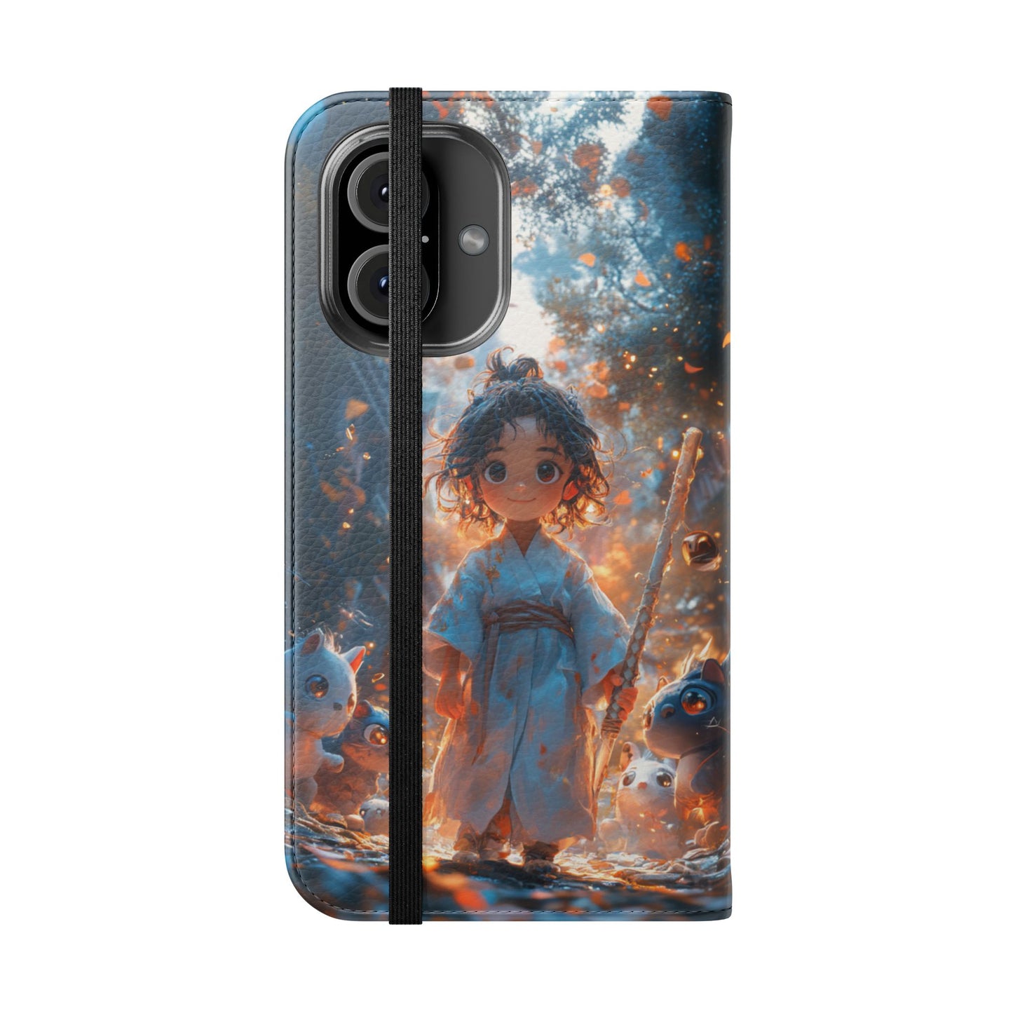 Forest Spirit Child - Wallet Flip Case
