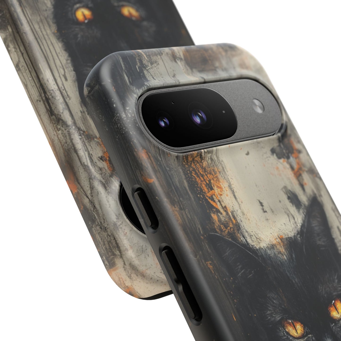 Black Cat Shadow Gaze - Tough Google Pixel Case