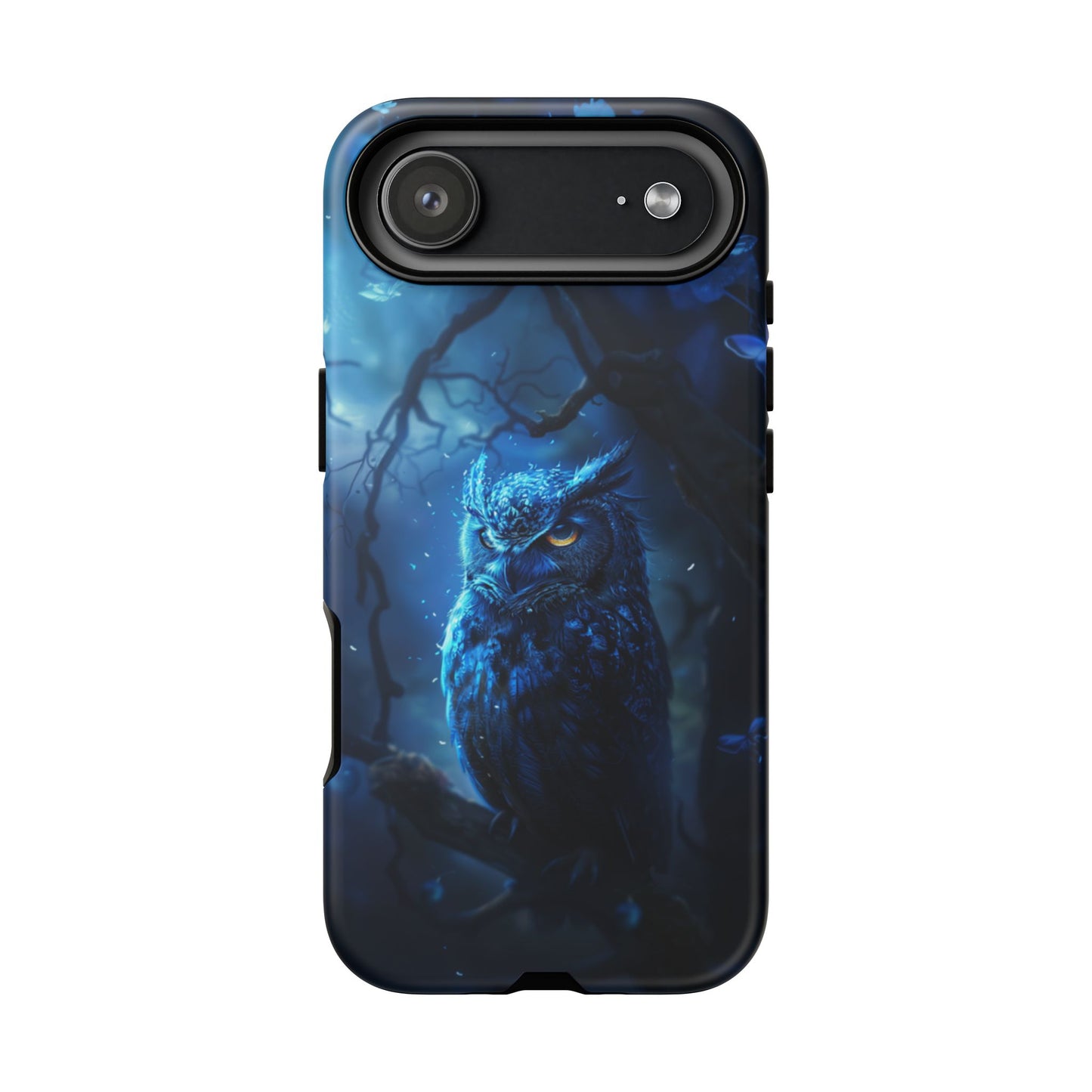 Azure Nocturne Owl – Tough iPhone Case