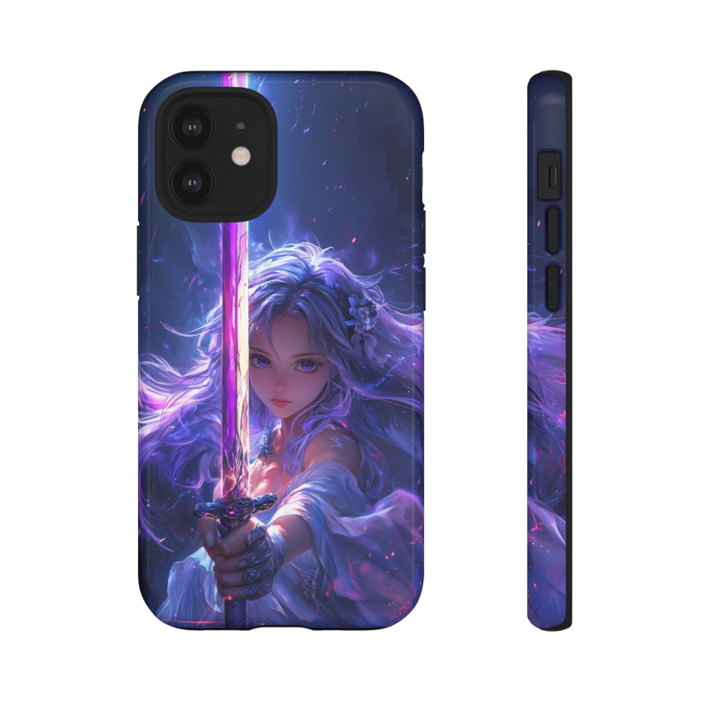 Violet Blade Warrior – Tough iPhone Case