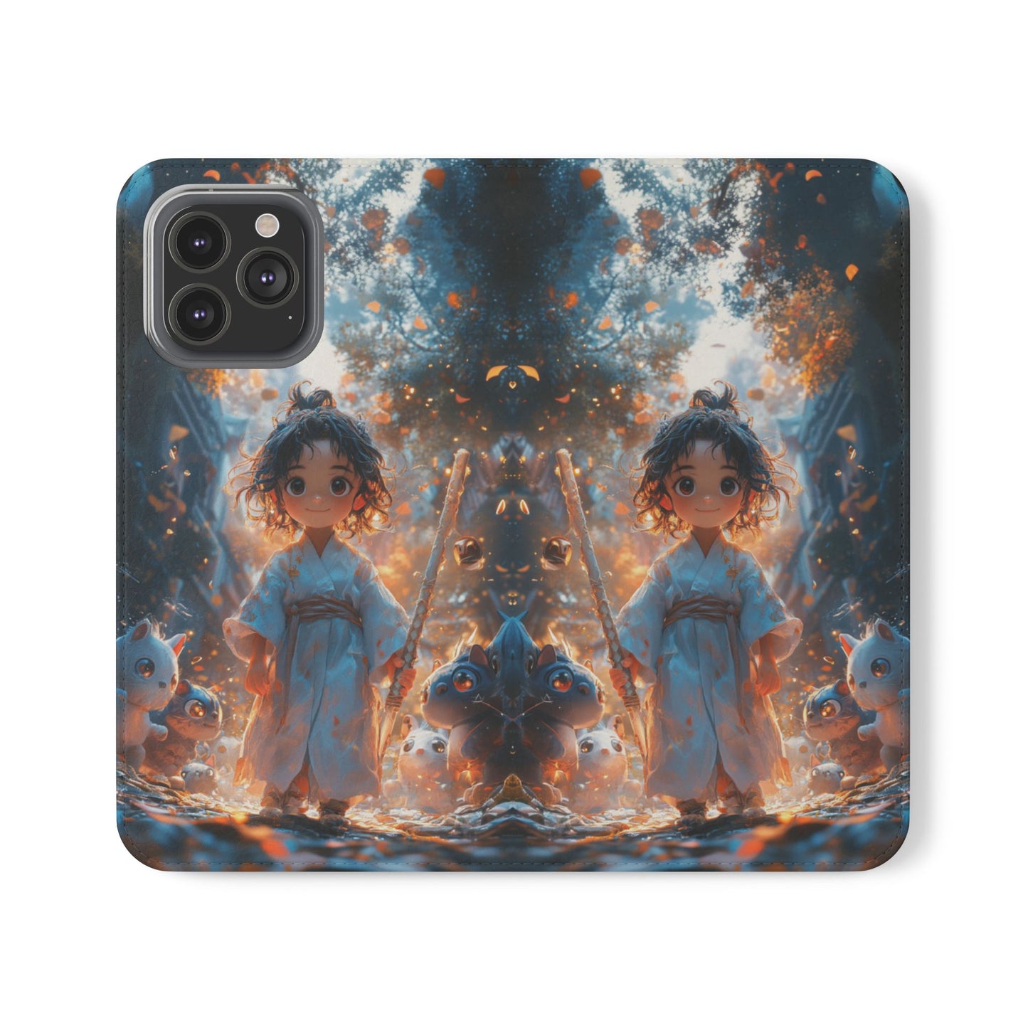 Forest Spirit Child - Wallet Flip Case