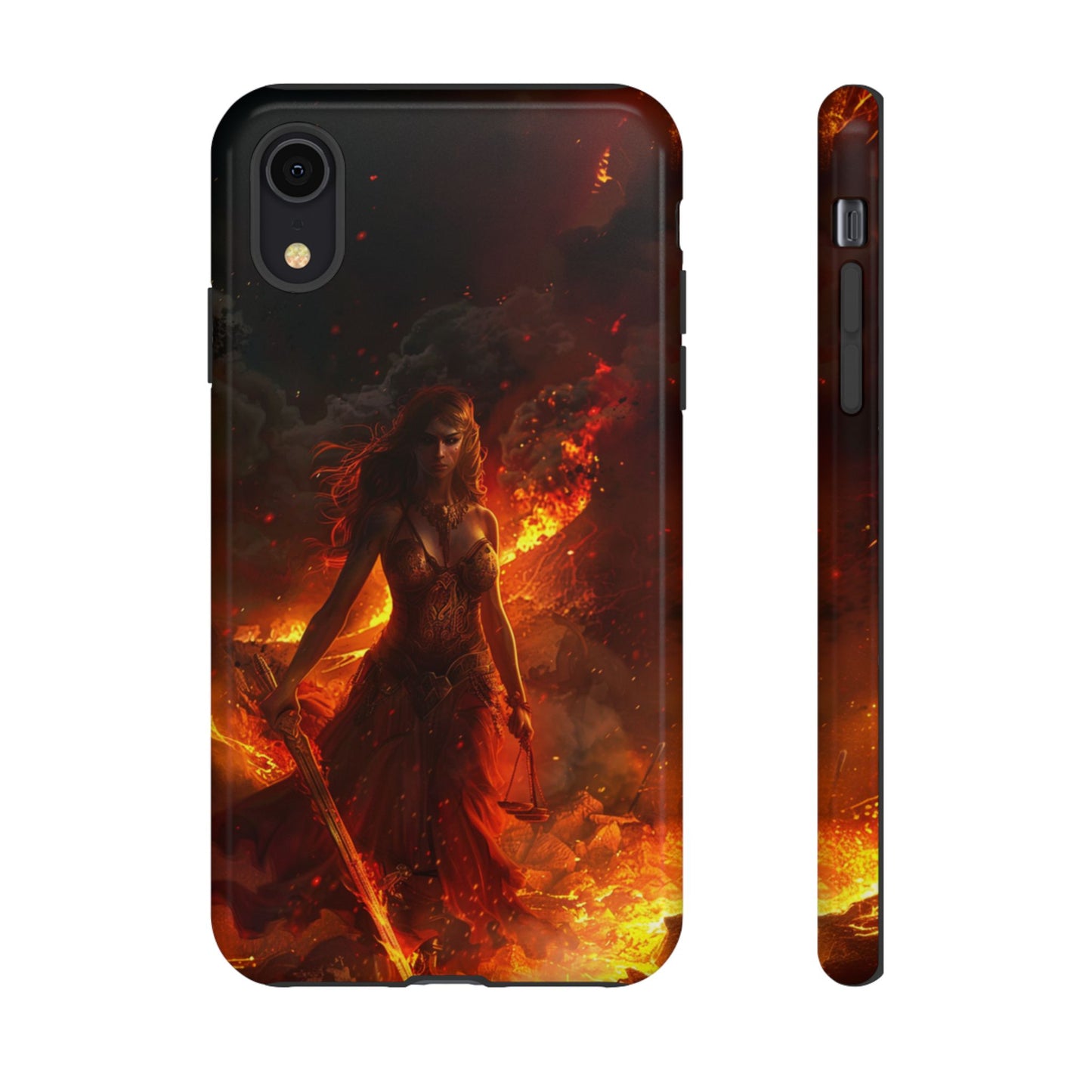 Fiery Goddess Nemesis Phone Case - iPhone, Google Pixel, Samsung Galaxy