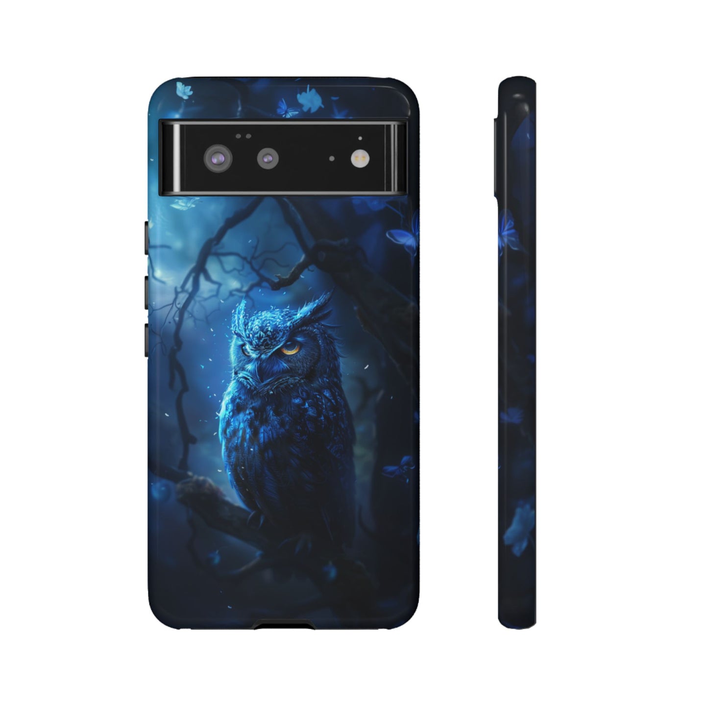Azure Nocturne Owl – Tough Google Pixel Case