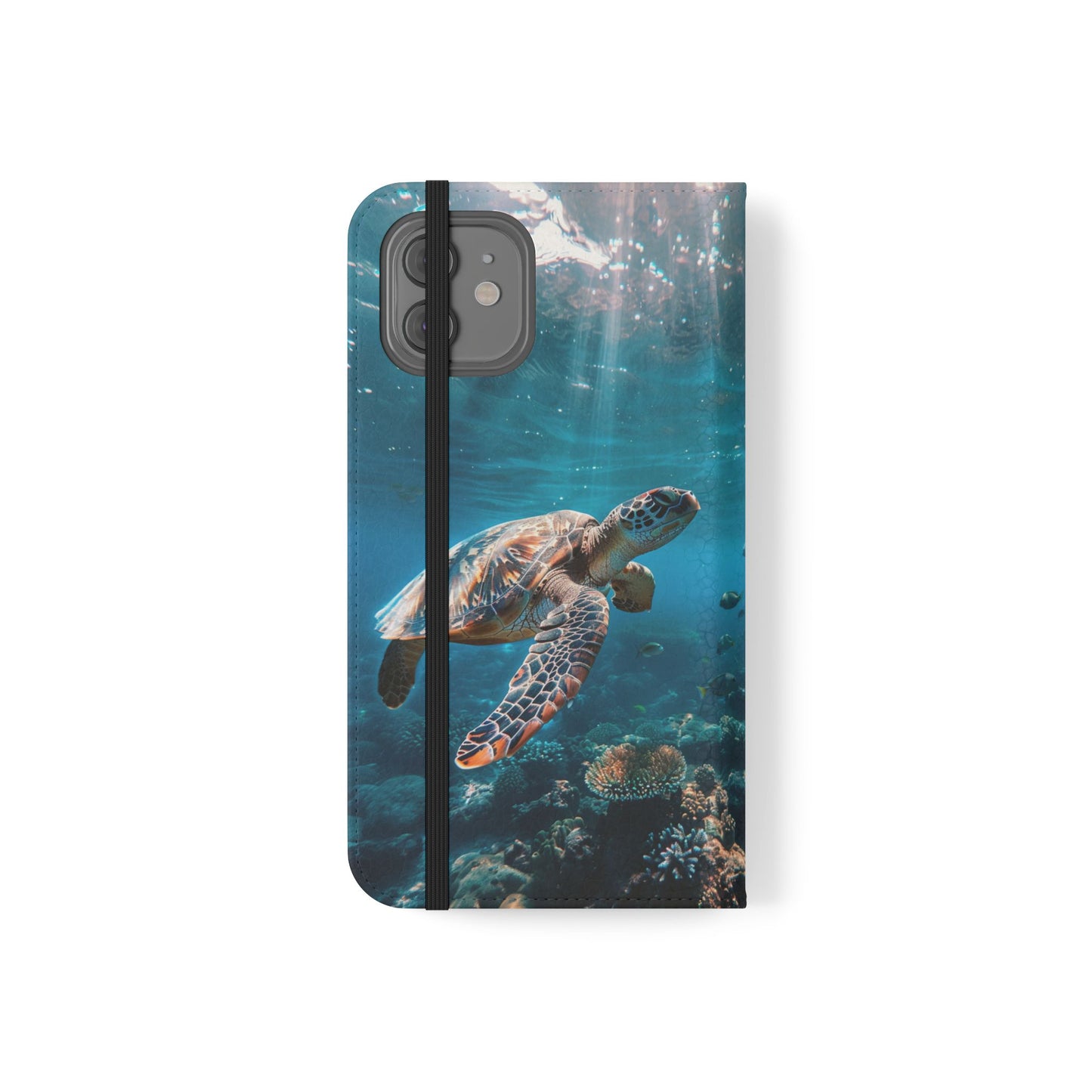 Ocean Guardian Sea Turtle - Wallet Flip Case