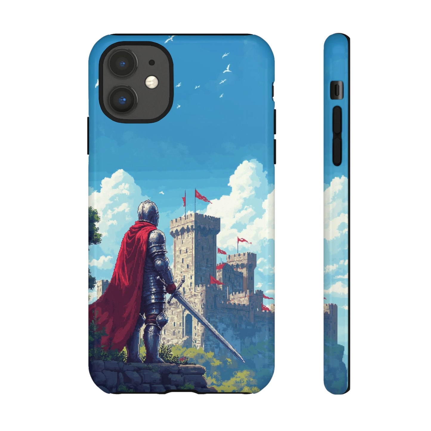 Pixel Knight Adventure Phone Case - iPhone, Google Pixel, Samsung Galaxy