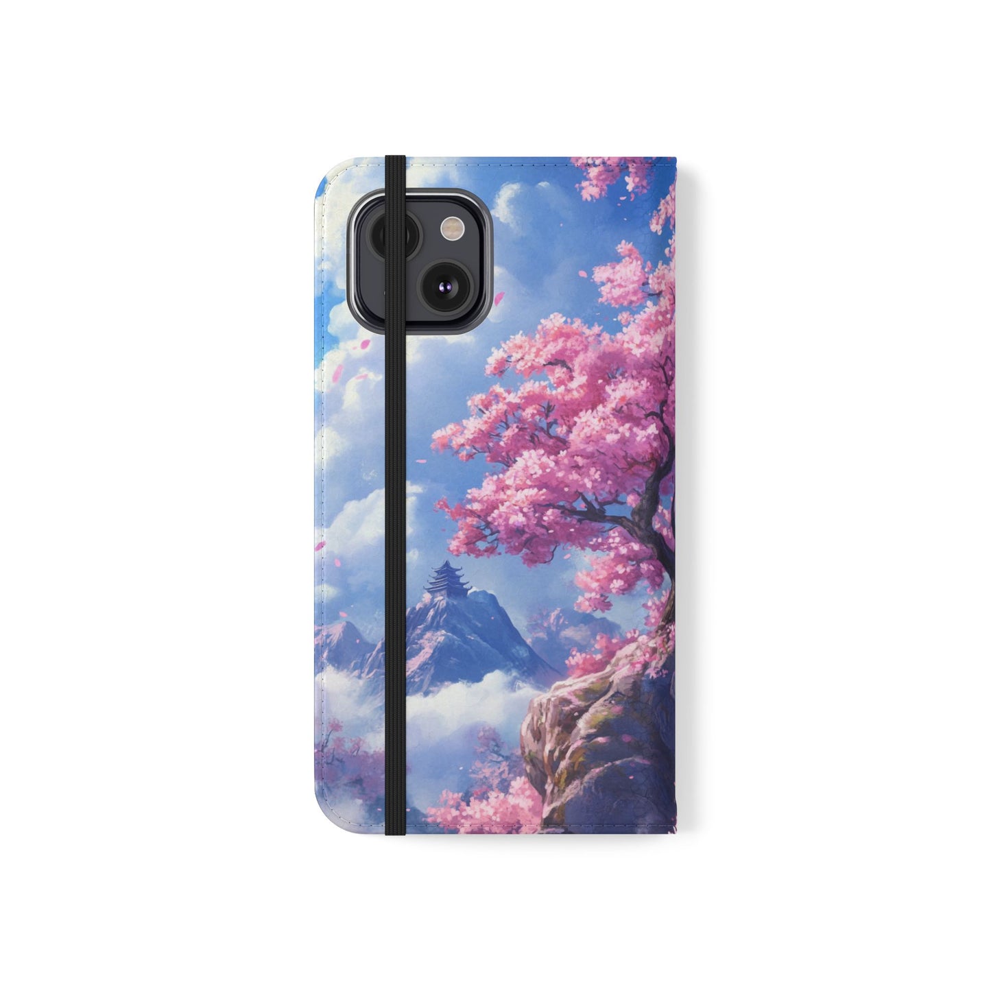 Sakura Sky Temple - Wallet Flip Case