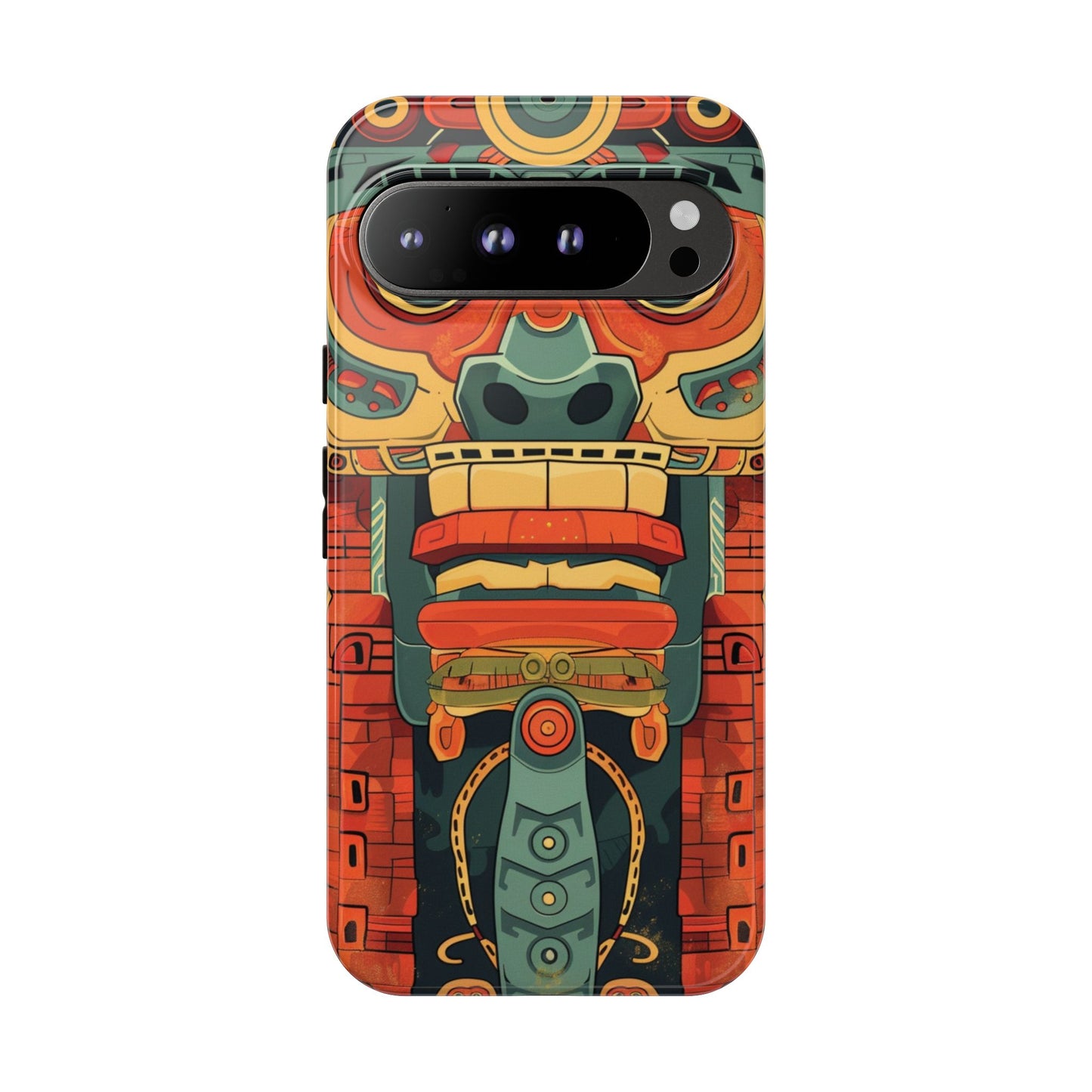 Aztec Totem Mask - Tough Google Pixel Case