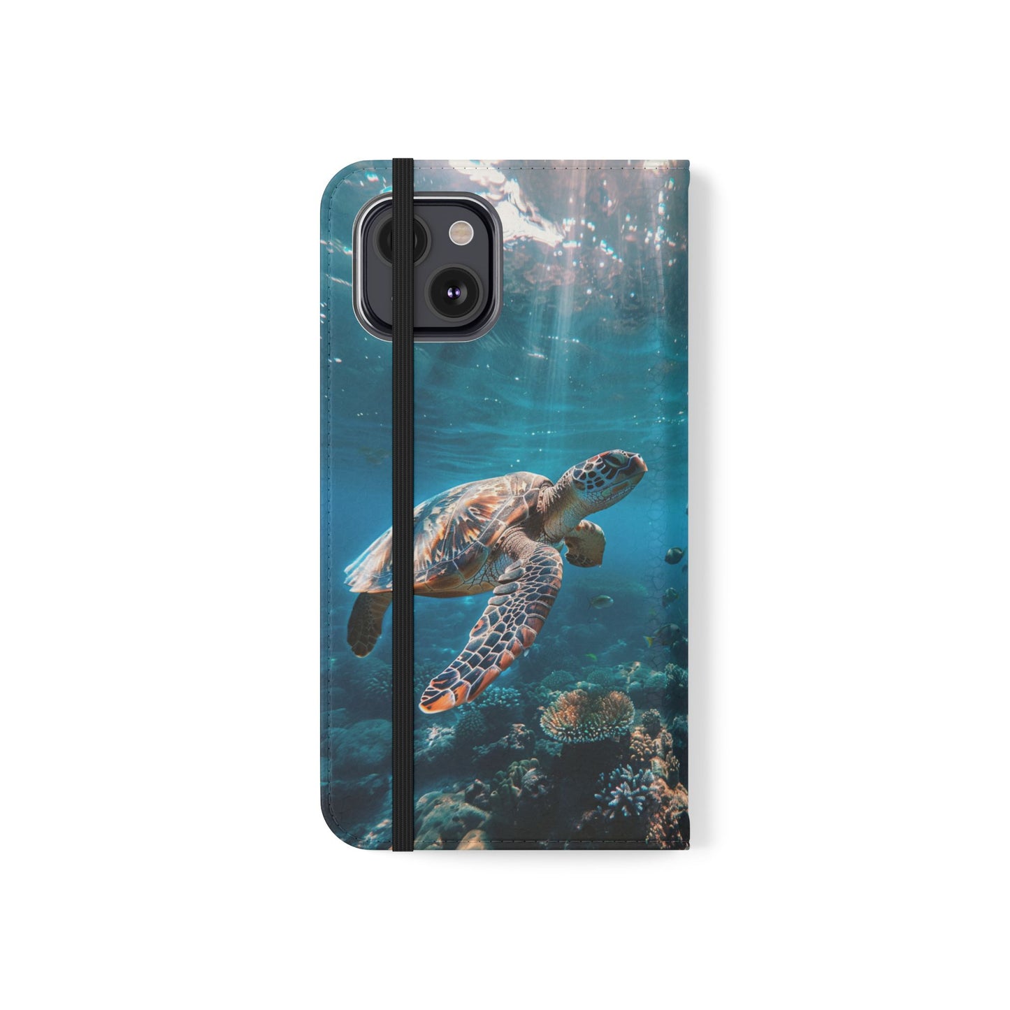 Ocean Guardian Sea Turtle - Wallet Flip Case