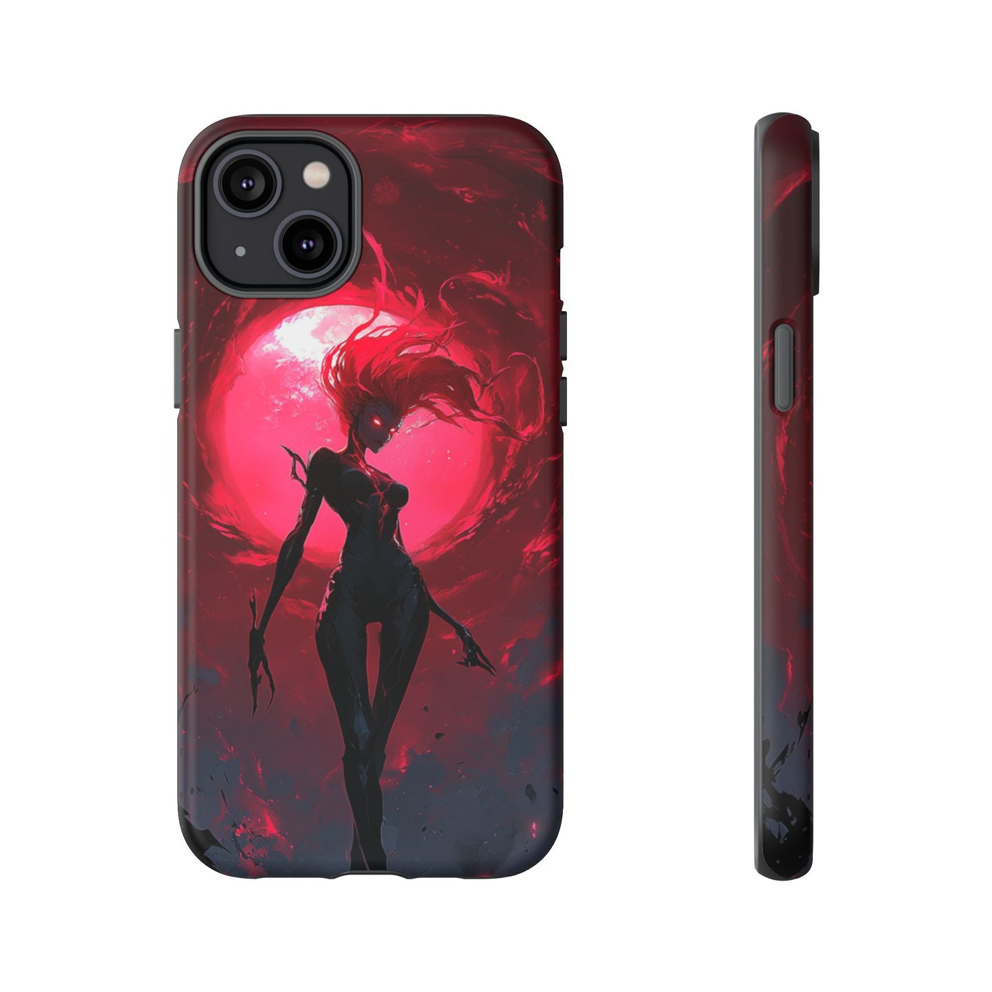 Crimson Eclipse Gothic Gaming Phone Case - iPhone, Google Pixel, Samsung Galaxy