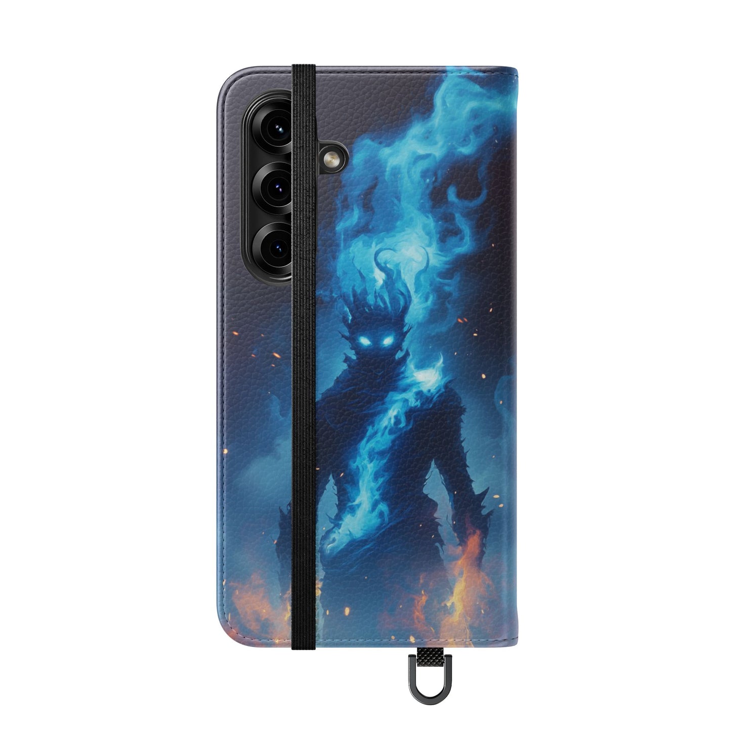 Blue Flame Spirit - Wallet Flip Case