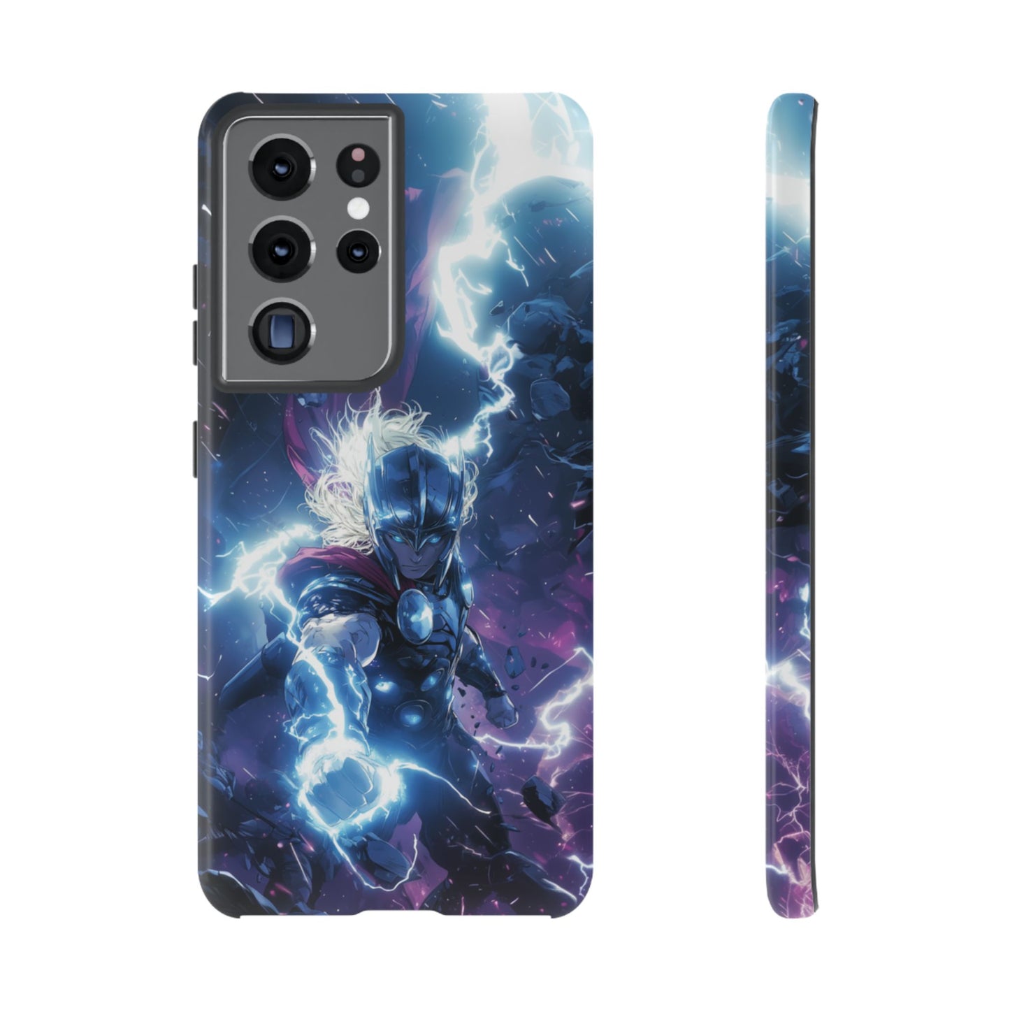 Lightning Fury: Thor Anime Action Phone Case - iPhone, Google Pixel, Samsung