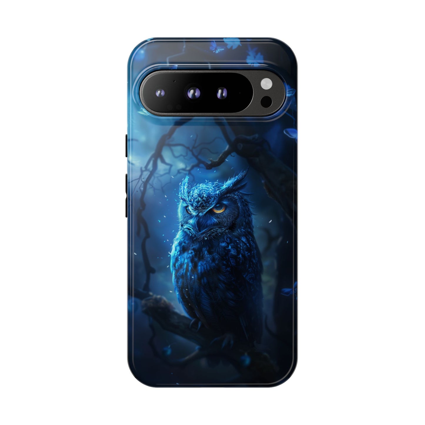 Azure Nocturne Owl – Tough Google Pixel Case