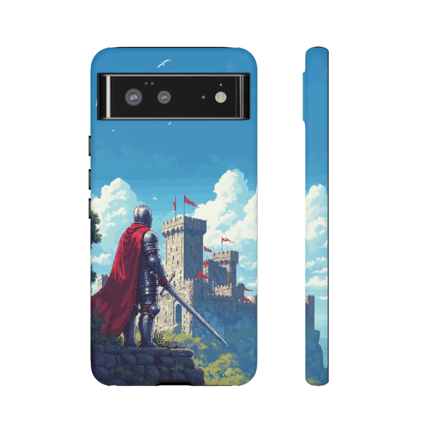 Pixel Knight Adventure Phone Case - iPhone, Google Pixel, Samsung Galaxy