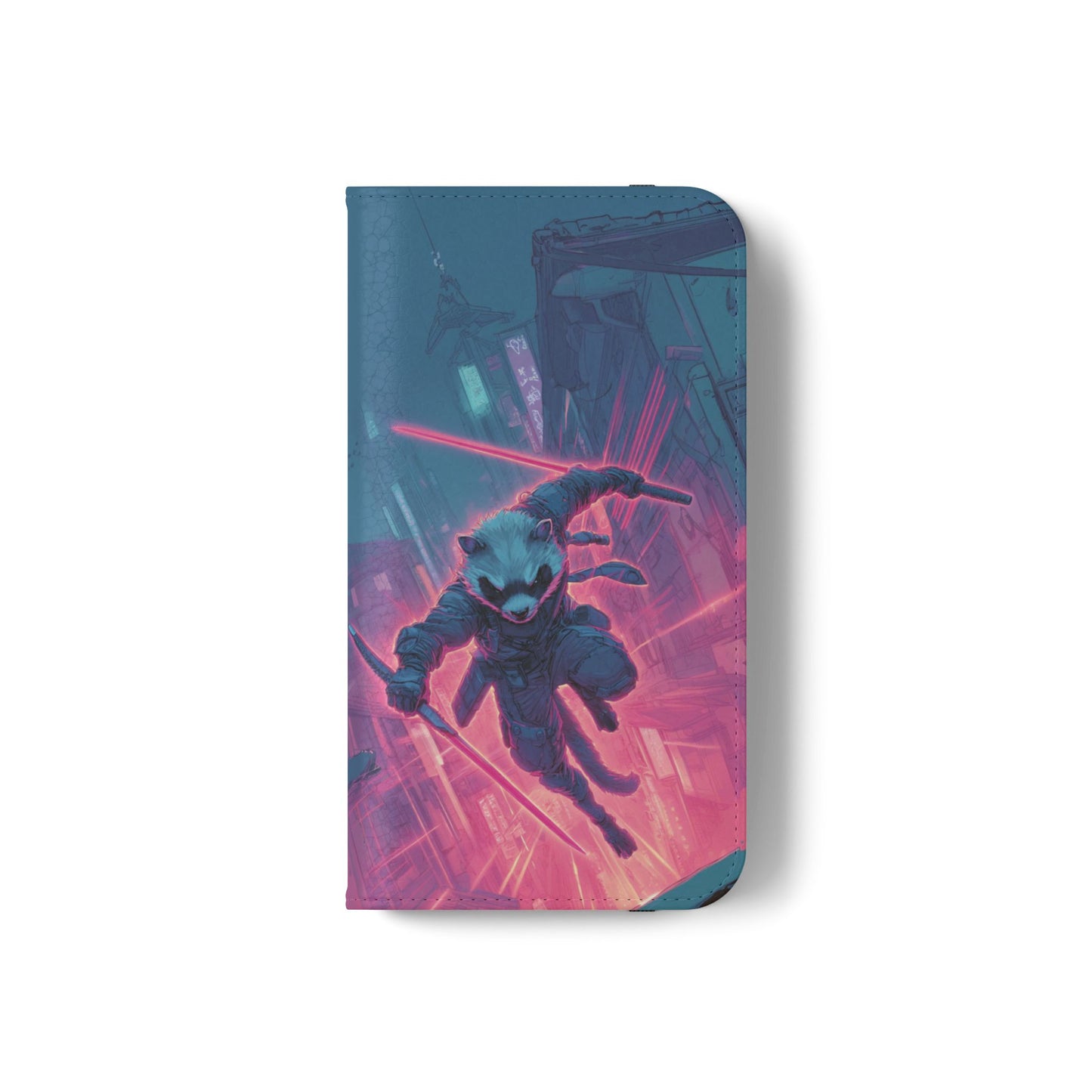 Cyberpunk Ferret - Wallet Flip Case