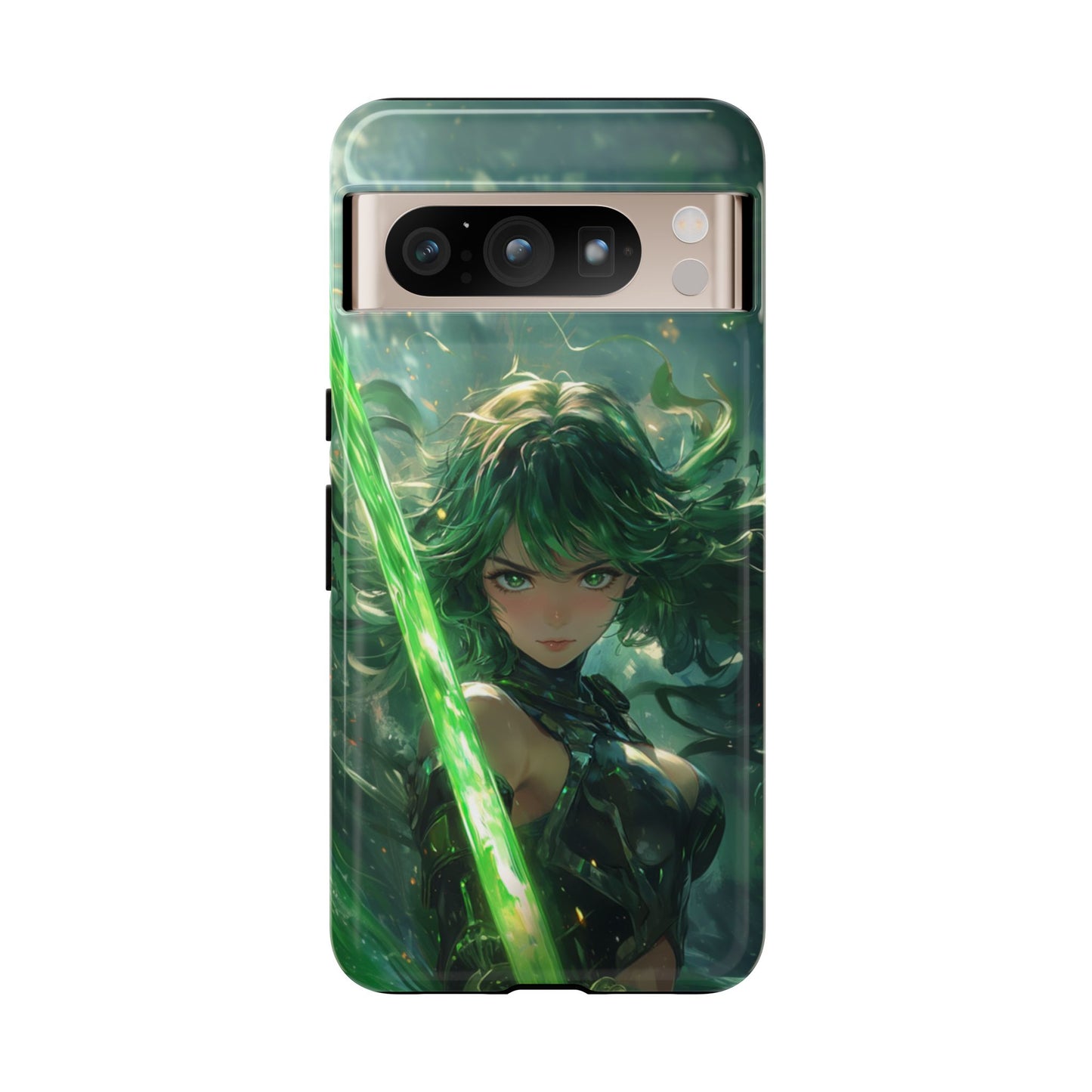Emerald Blade Warrior – Tough Google Pixel Case