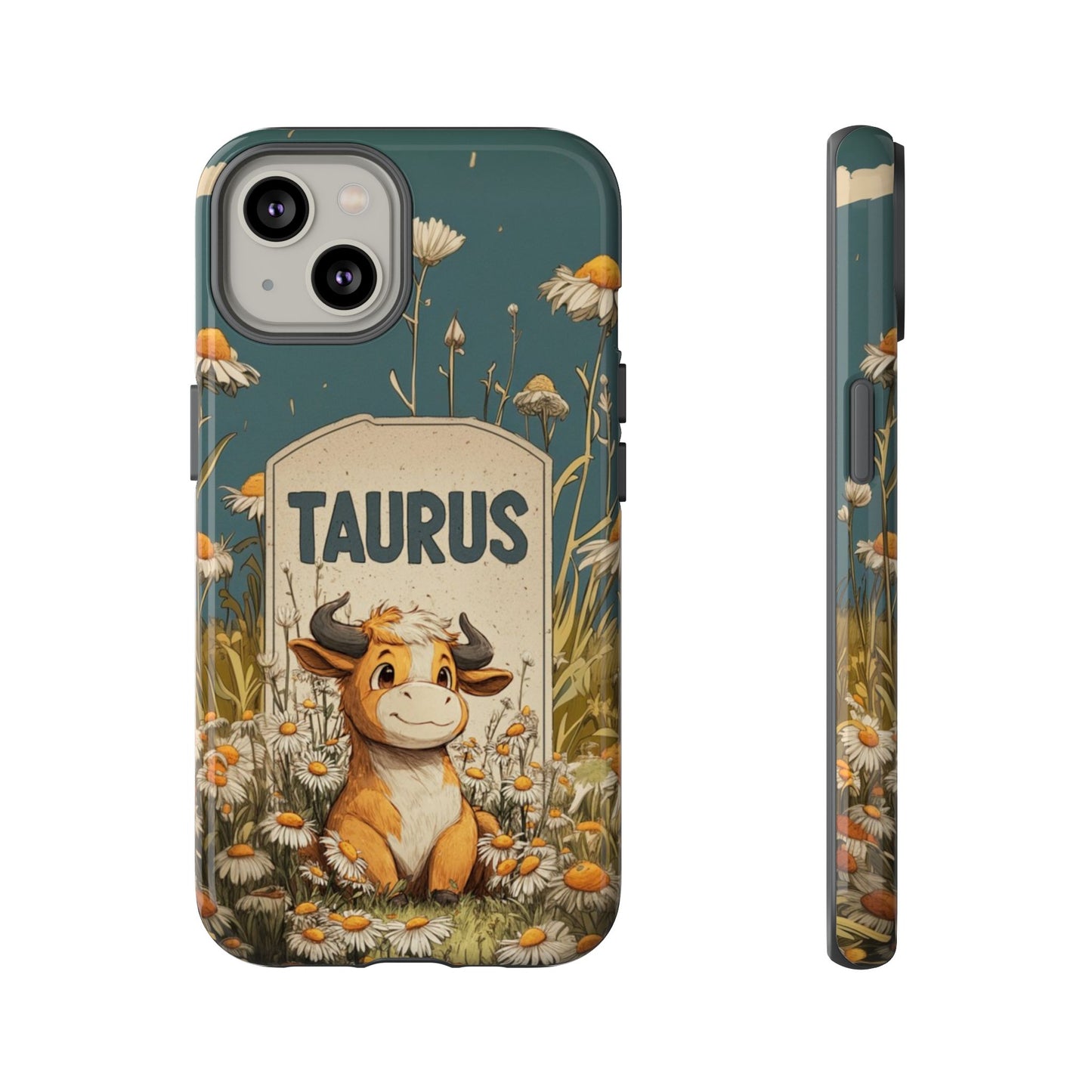 Taurus Cute Calf - Tough iPhone Case