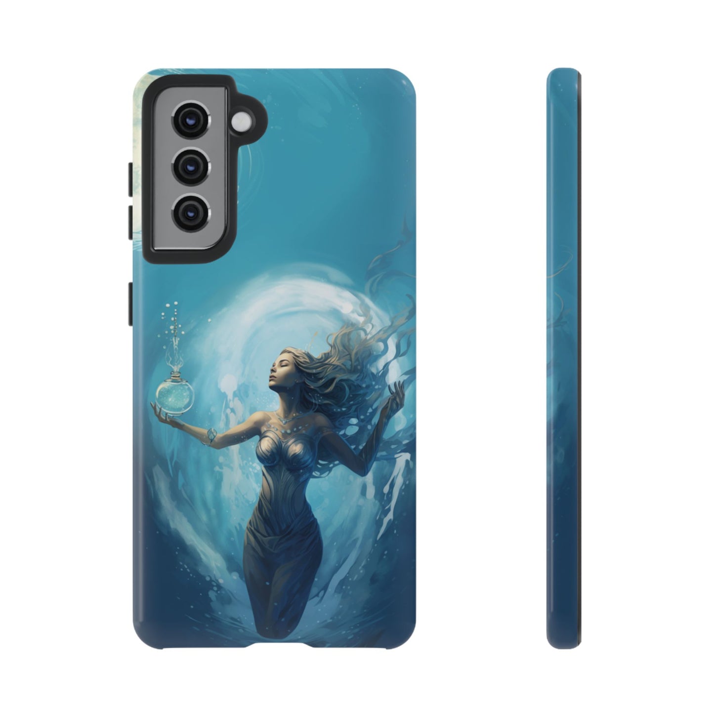 Aquarius Lunar Water Bearer Phone Case – iPhone, Google Pixel, Samsung Galaxy