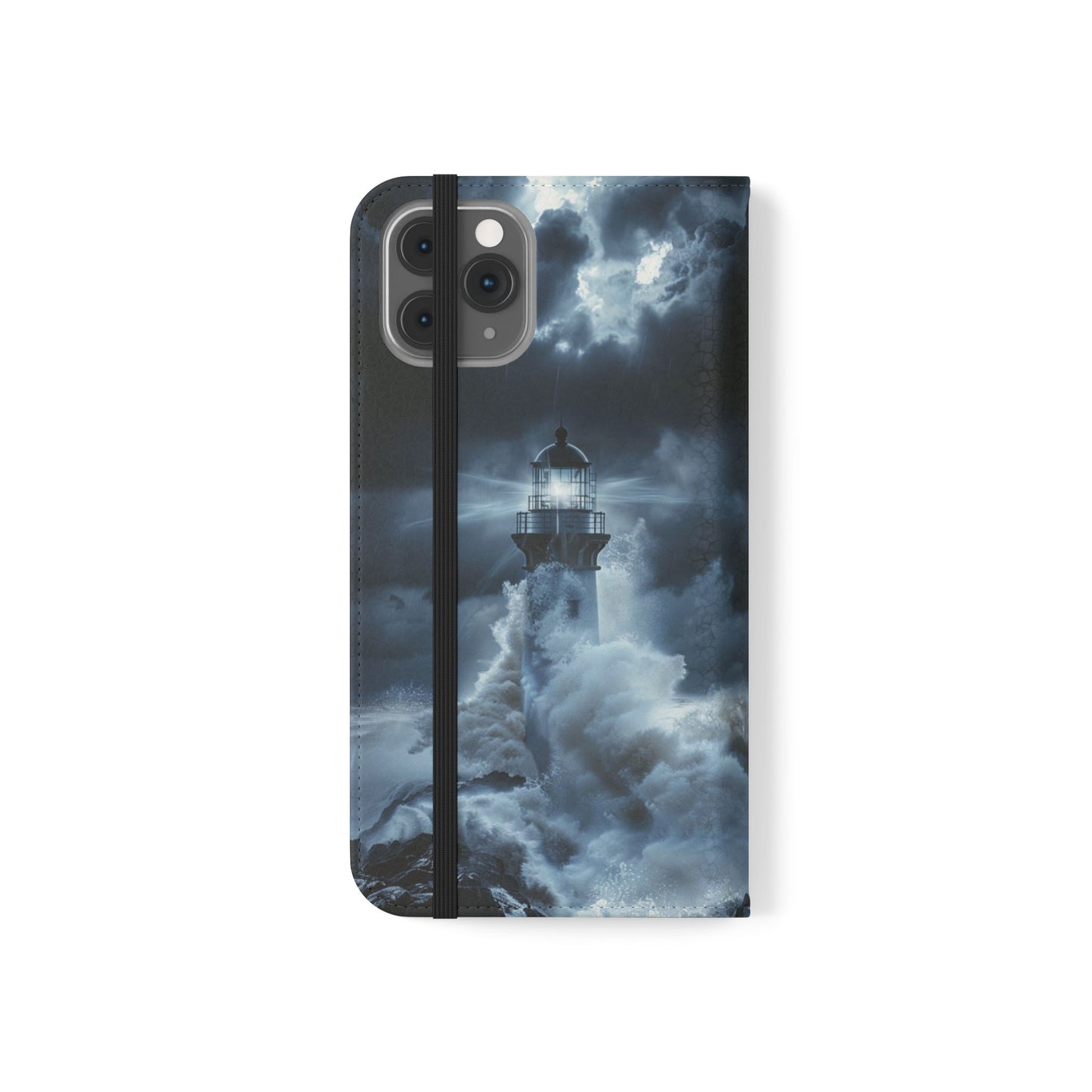Stormbound Lighthouse - Wallet Flip Case