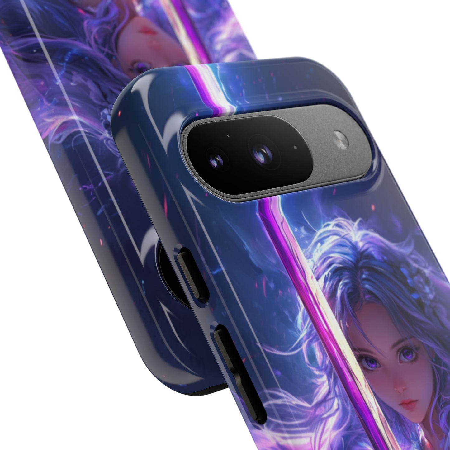 Violet Blade Warrior – Tough Google Pixel Case