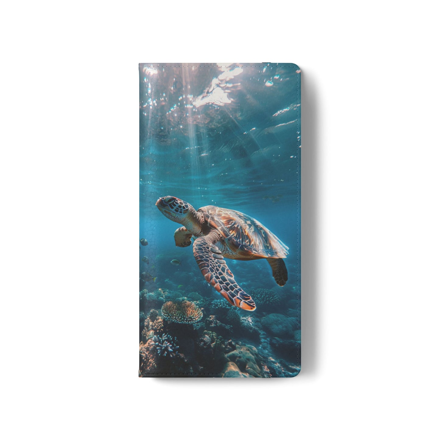 Ocean Guardian Sea Turtle - Wallet Flip Case