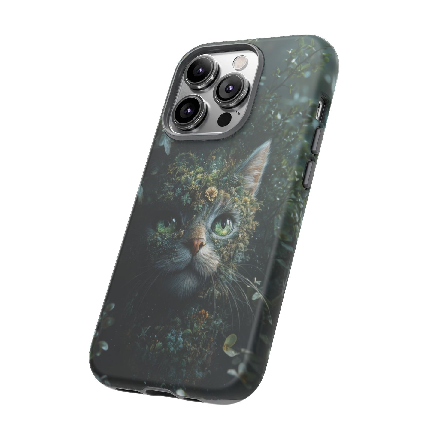 Forest Fantasy Cat Phone Case – iPhone, Google Pixel, Samsung Galaxy