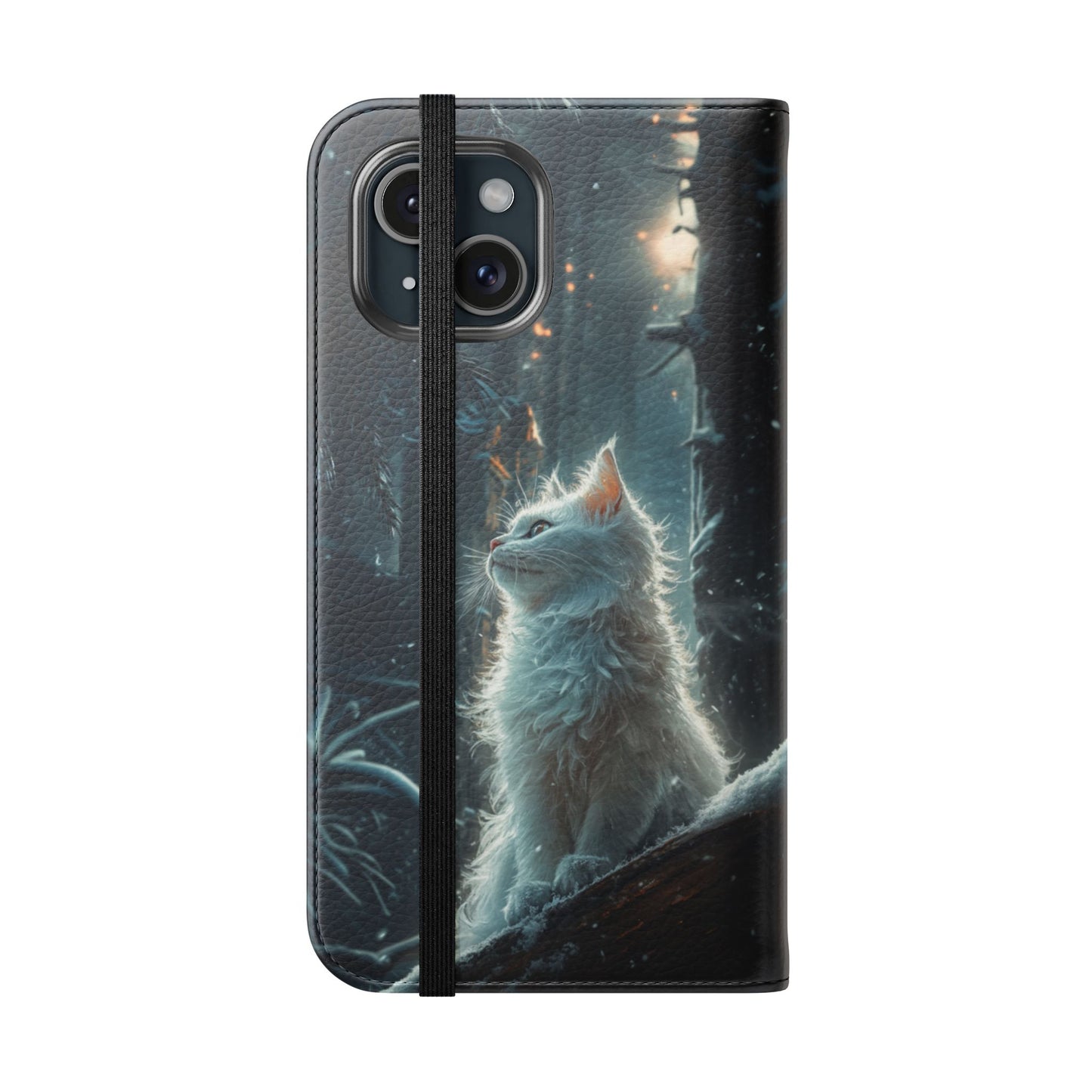 Winter Spirit Cat - Wallet Flip Case