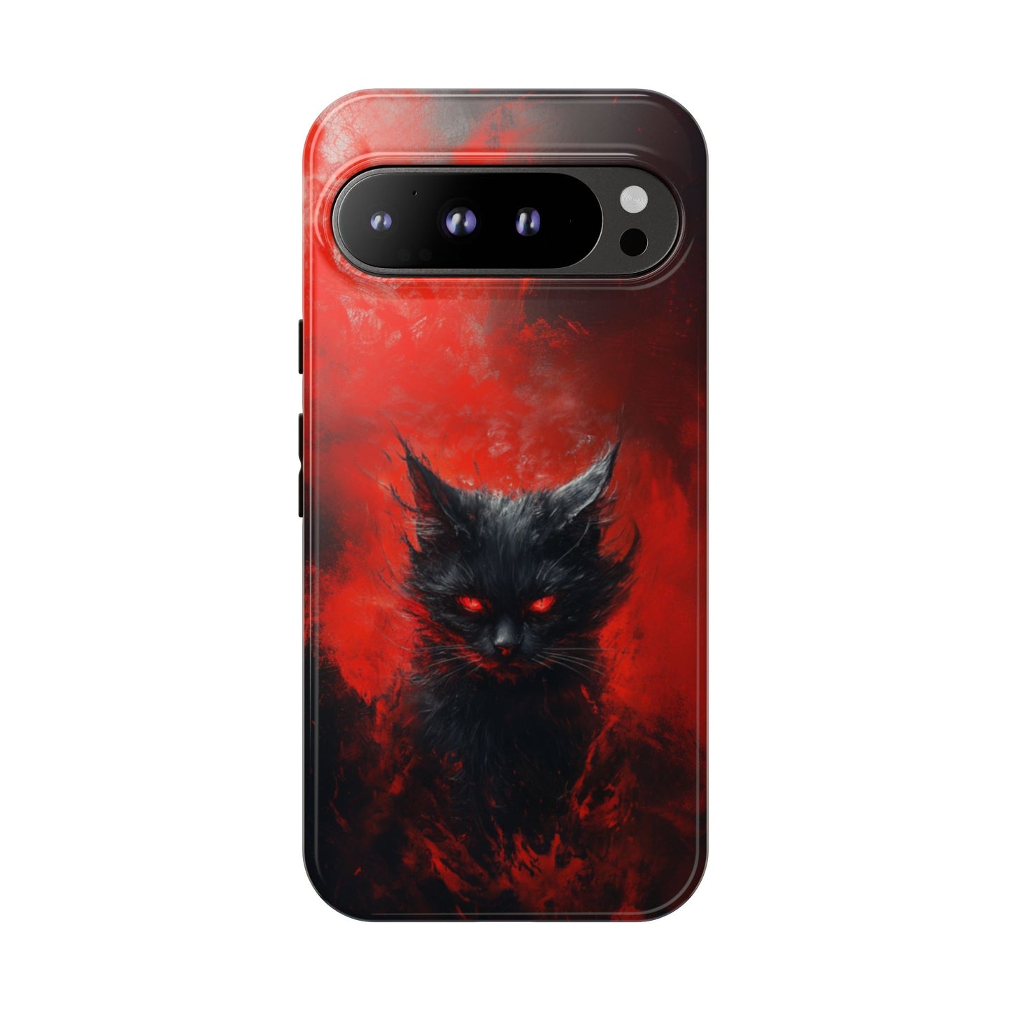 Fire Demon Black Cat - Tough Google Pixel Case