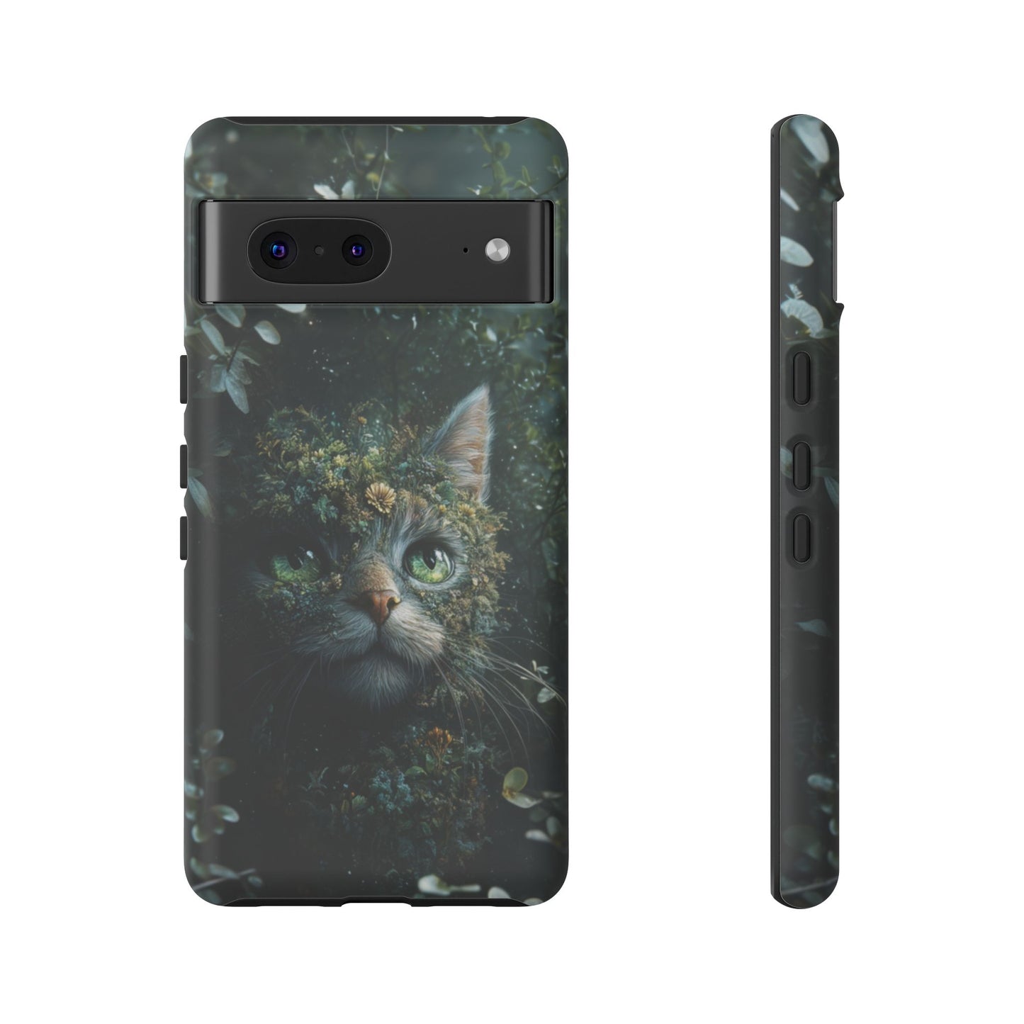 Forest Fantasy Cat Phone Case – iPhone, Google Pixel, Samsung Galaxy