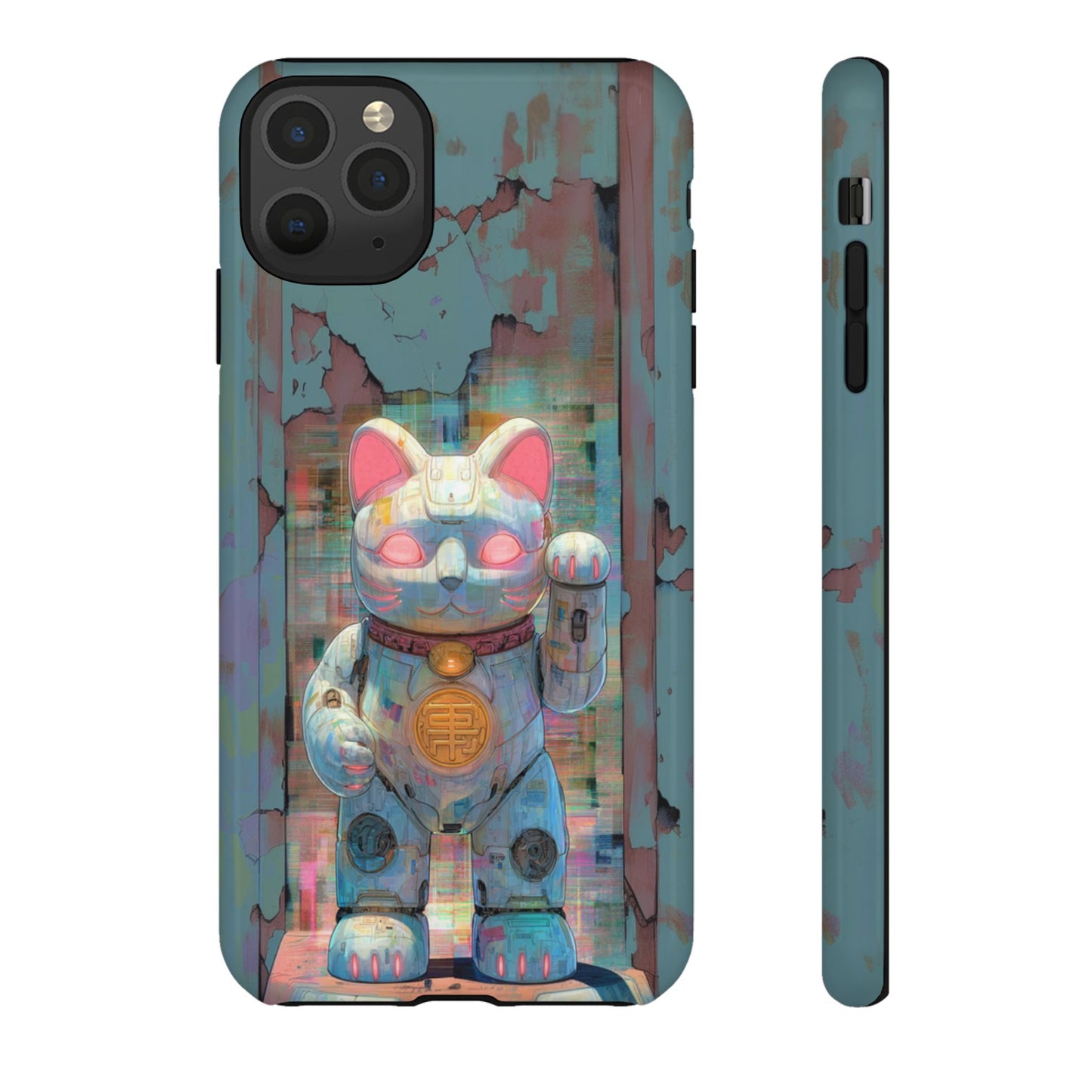 Cyber Lucky Cat - Tough iPhone Case