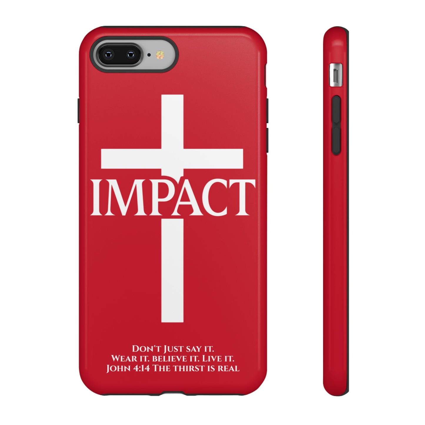Impact Red - Tough iPhone Case