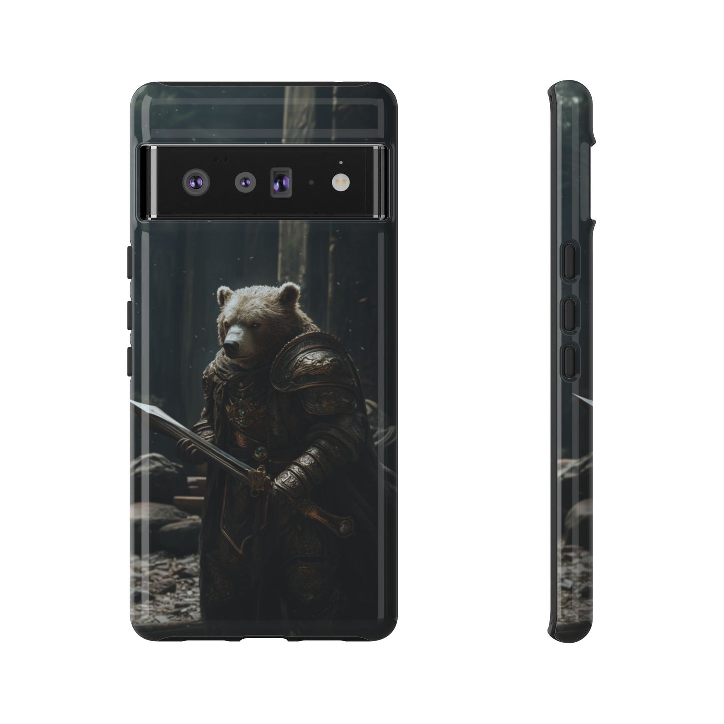 Medieval Bear Warrior Knight - Tough Google Pixel Case