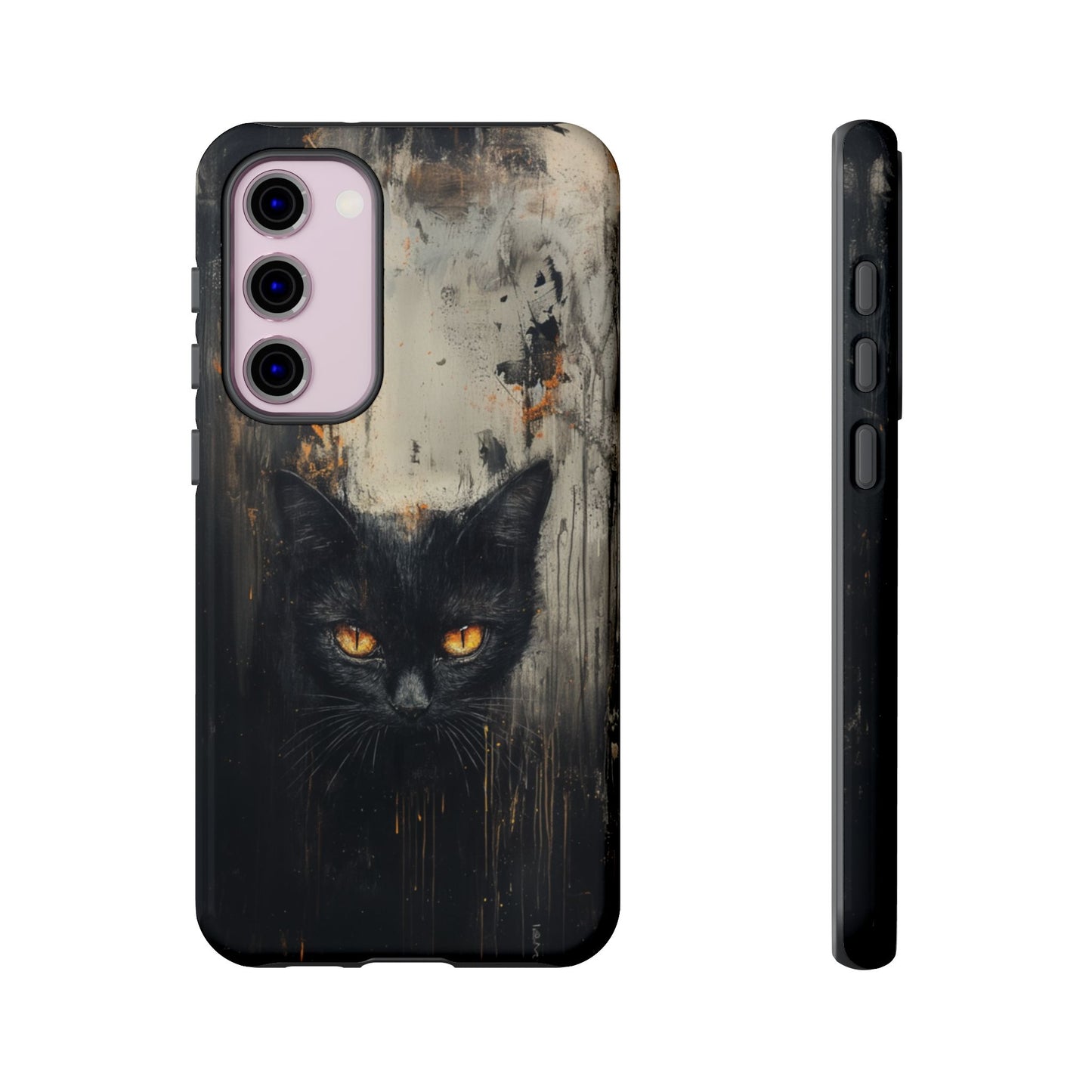 Enigmatic Black Cat Phone Case - iPhone, Google Pixel, Samsung Galaxy