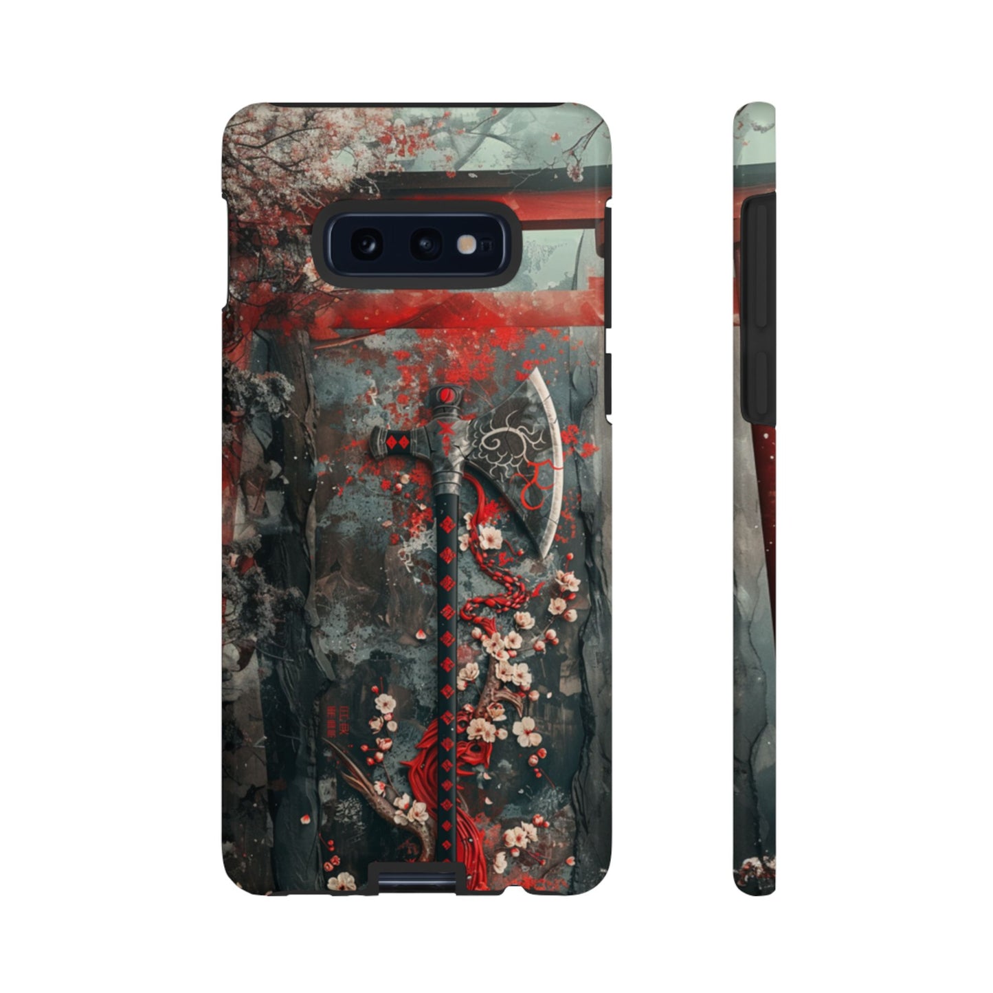 Sakura Warrior Axe - Tough Samsung Galaxy Case