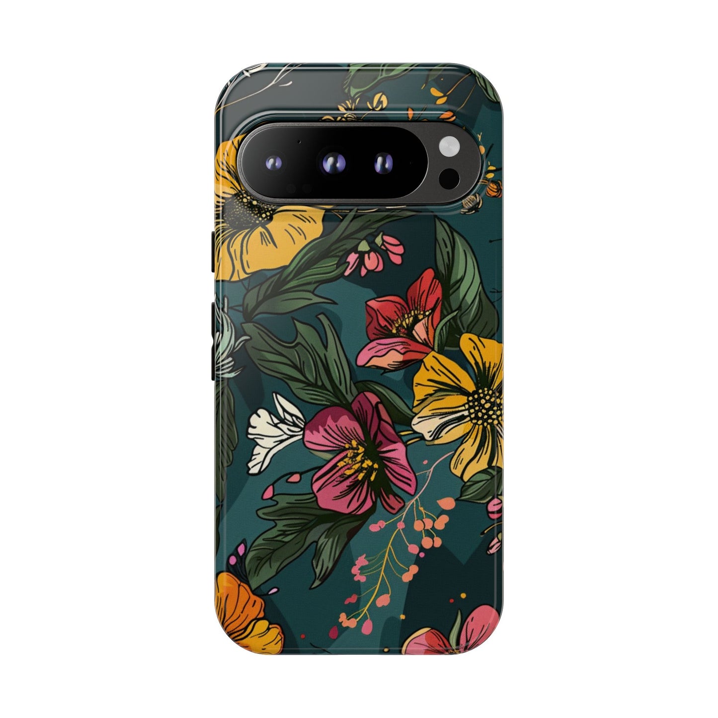 Vintage Floral Bloom – Tough Google Pixel Case
