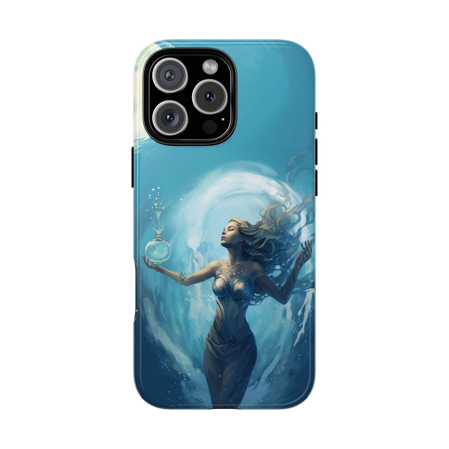 Aquarius Lunar Water Bearer Phone Case – iPhone, Google Pixel, Samsung Galaxy
