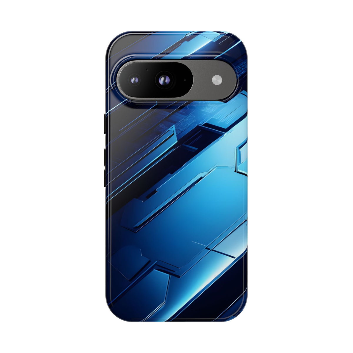 Blue Tech Matrix - Tough Google Pixel Case