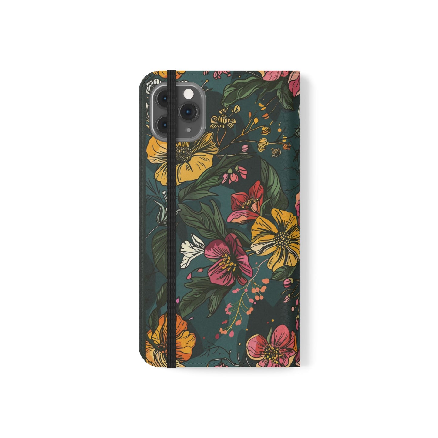 Vintage Floral Bloom - Wallet Flip Case
