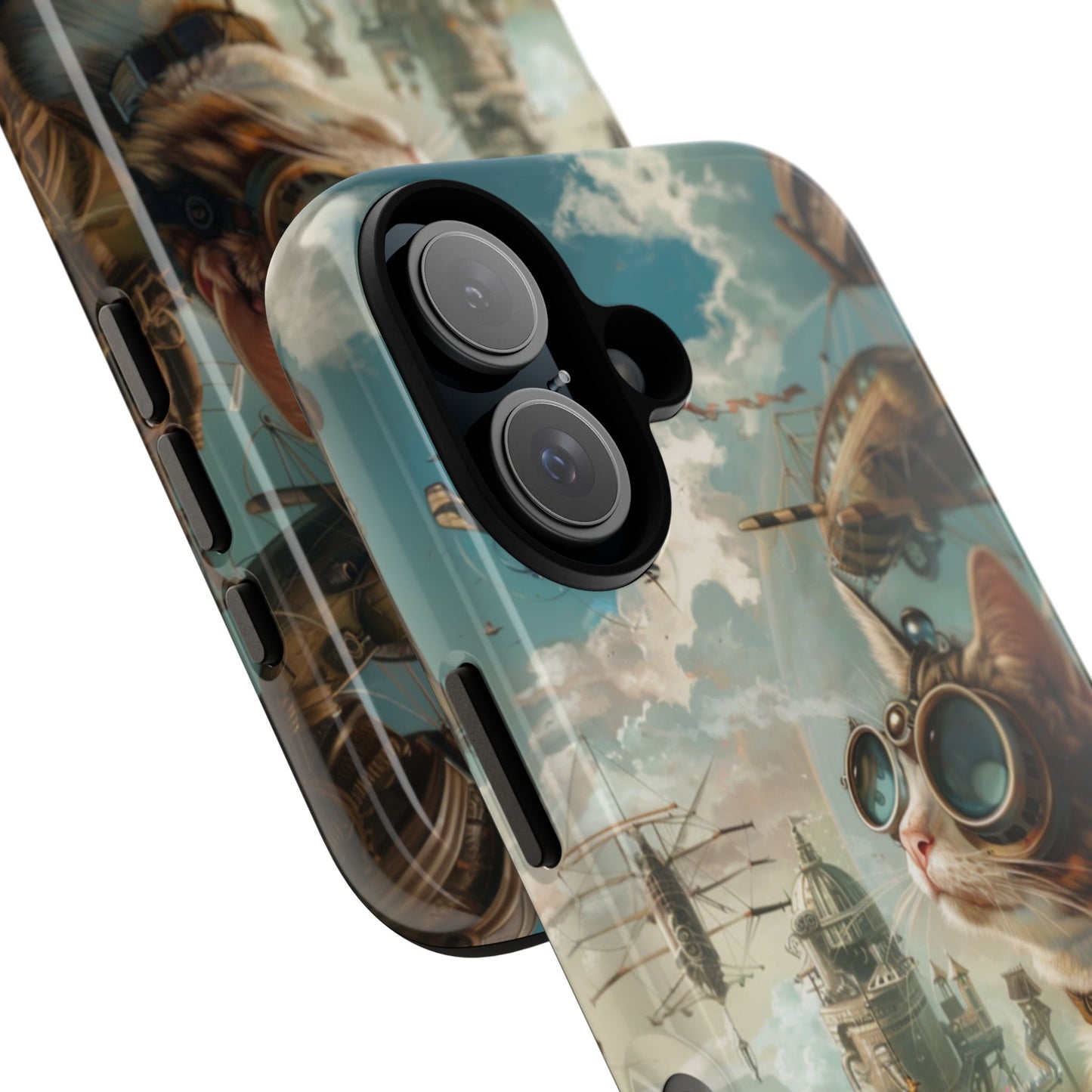 Steampunk Aviator Cat - Tough iPhone Case