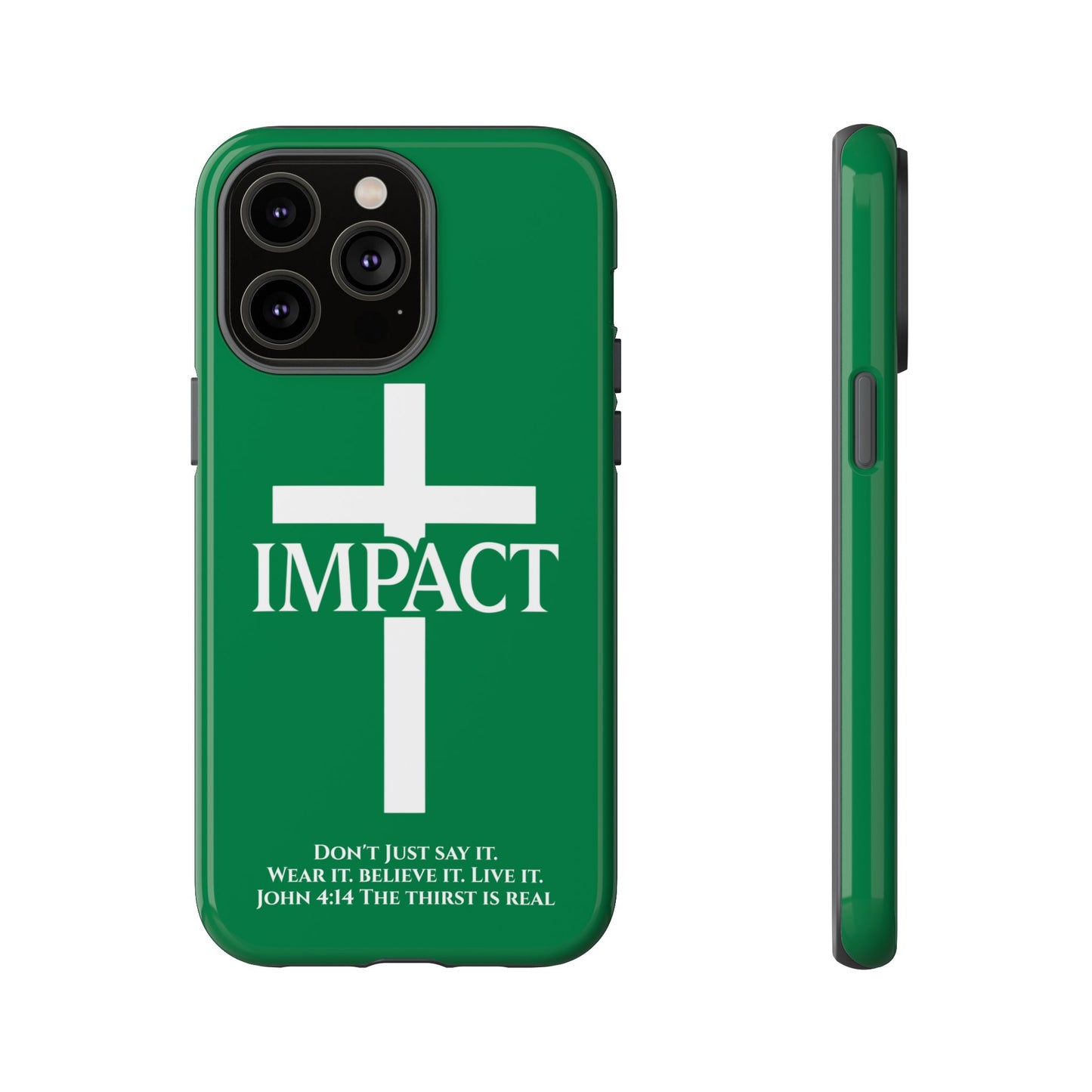 Impact Green - Tough iPhone Case