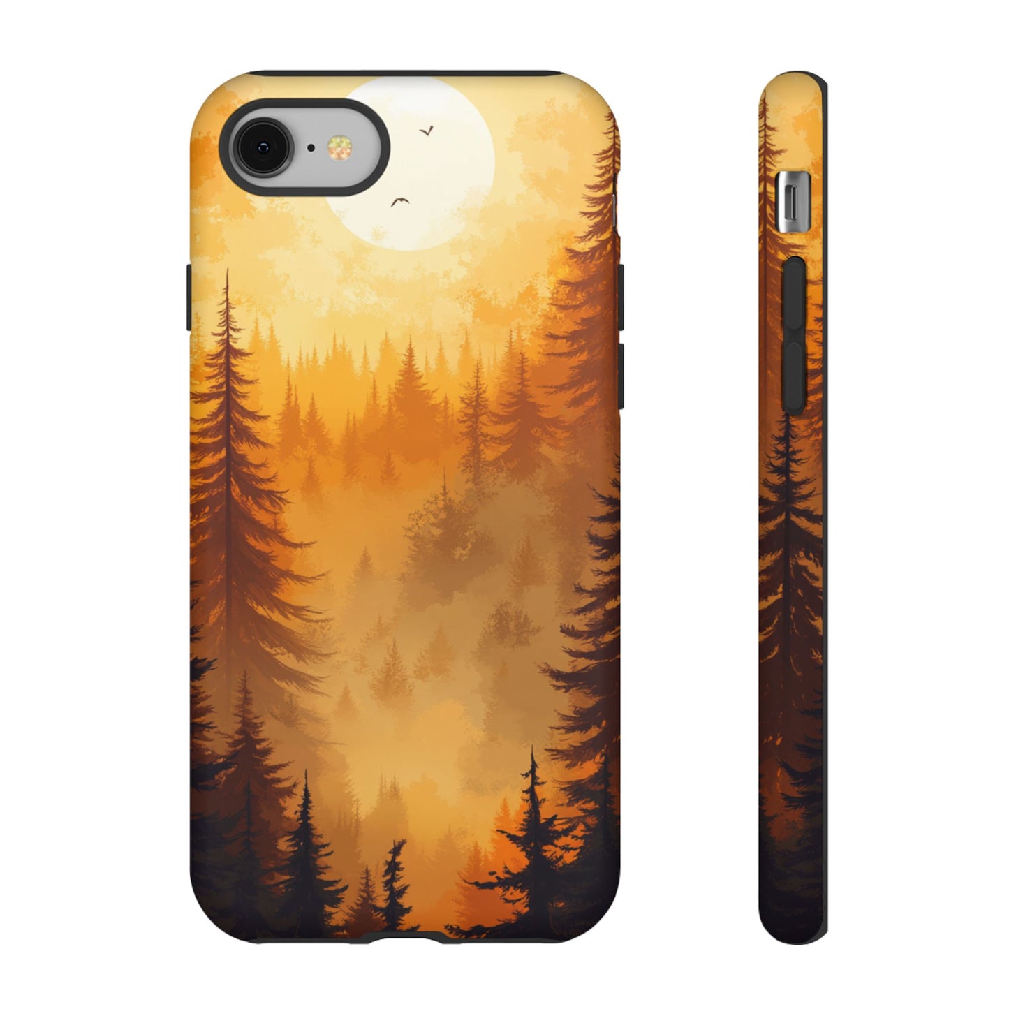 Golden Forest Silhouette – Tough iPhone Case