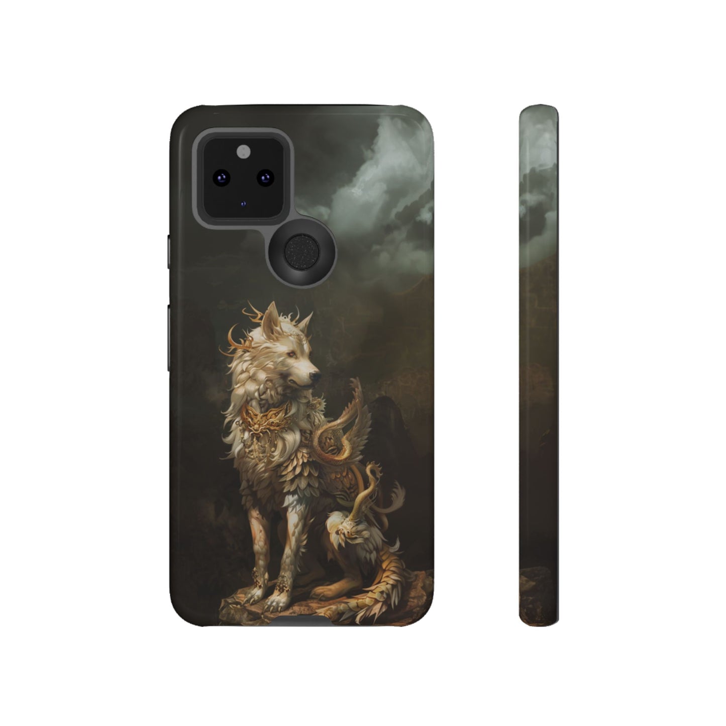 Antlered Wolf Guardian - Tough Google Pixel Case