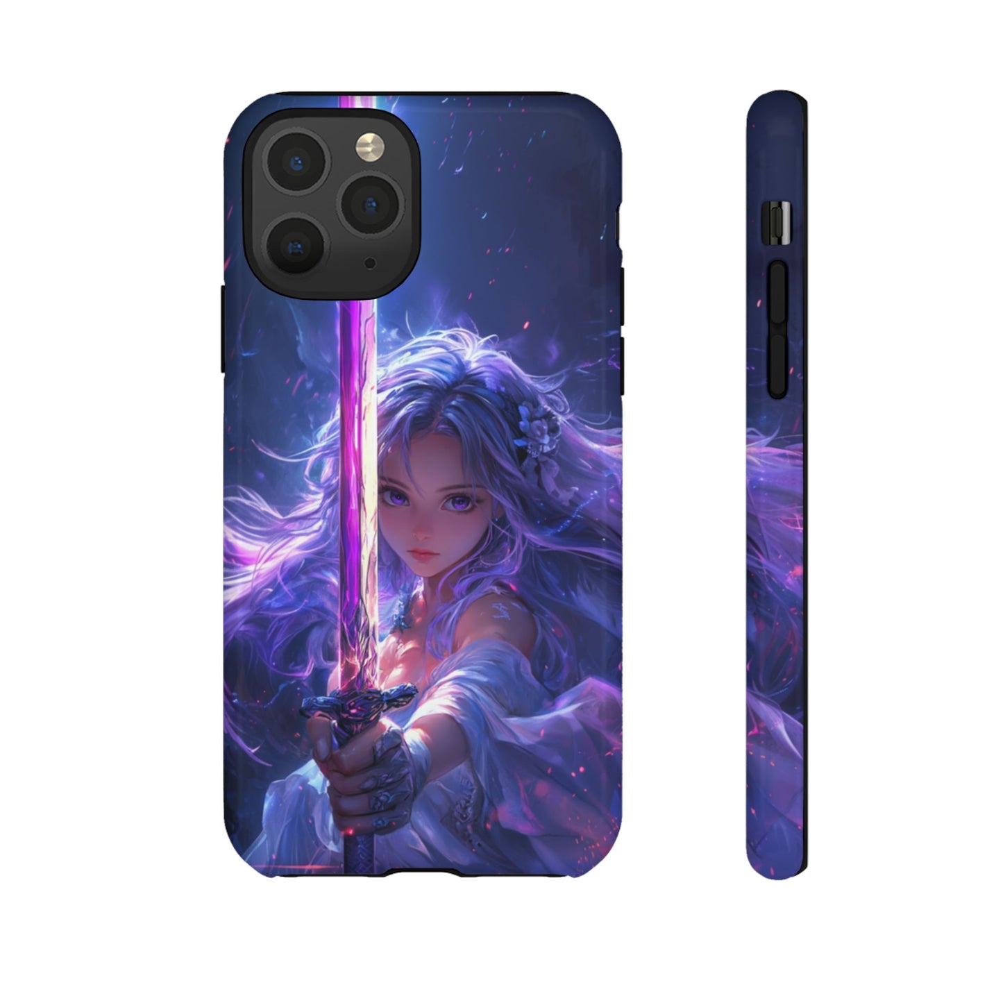 Violet Blade Warrior – Tough iPhone Case