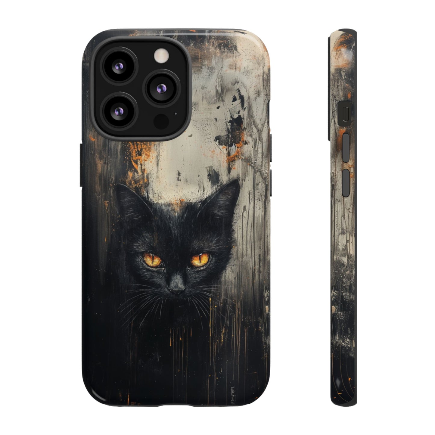 Enigmatic Black Cat Phone Case - iPhone, Google Pixel, Samsung Galaxy