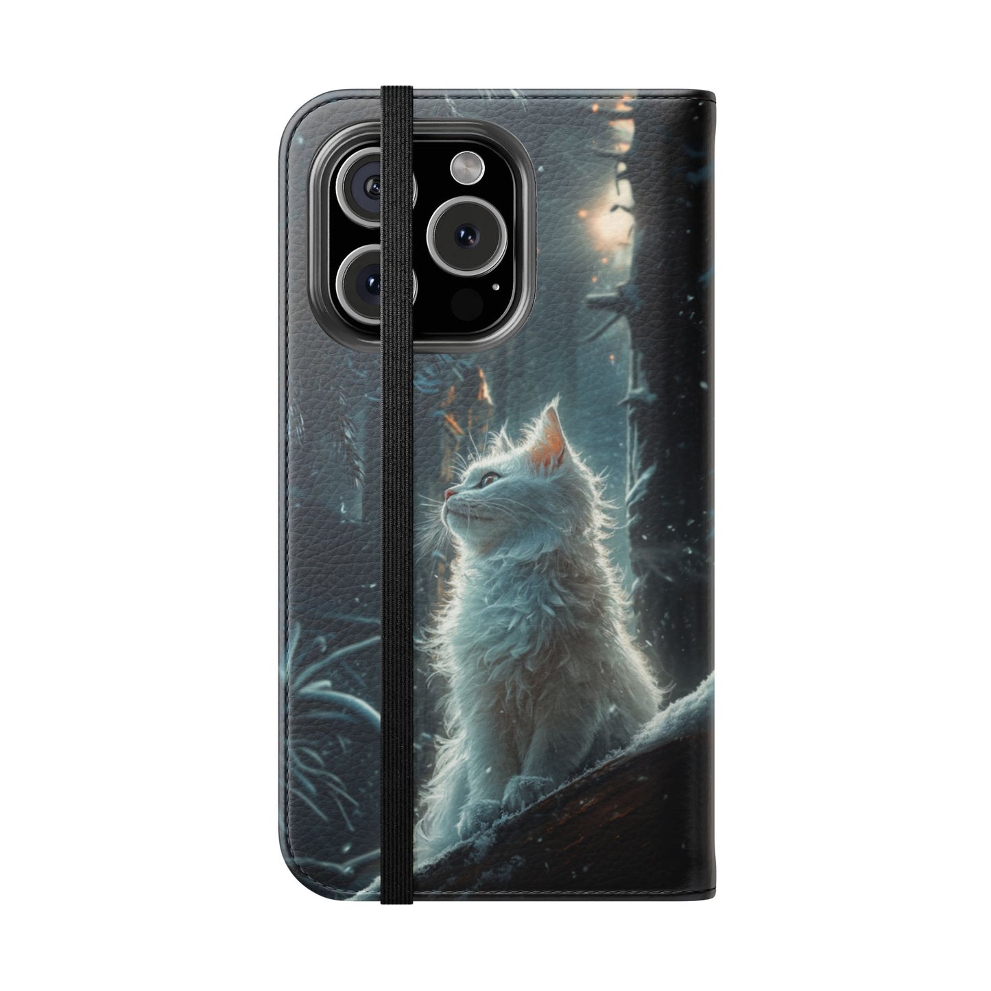 Winter Spirit Cat - Wallet Flip Case