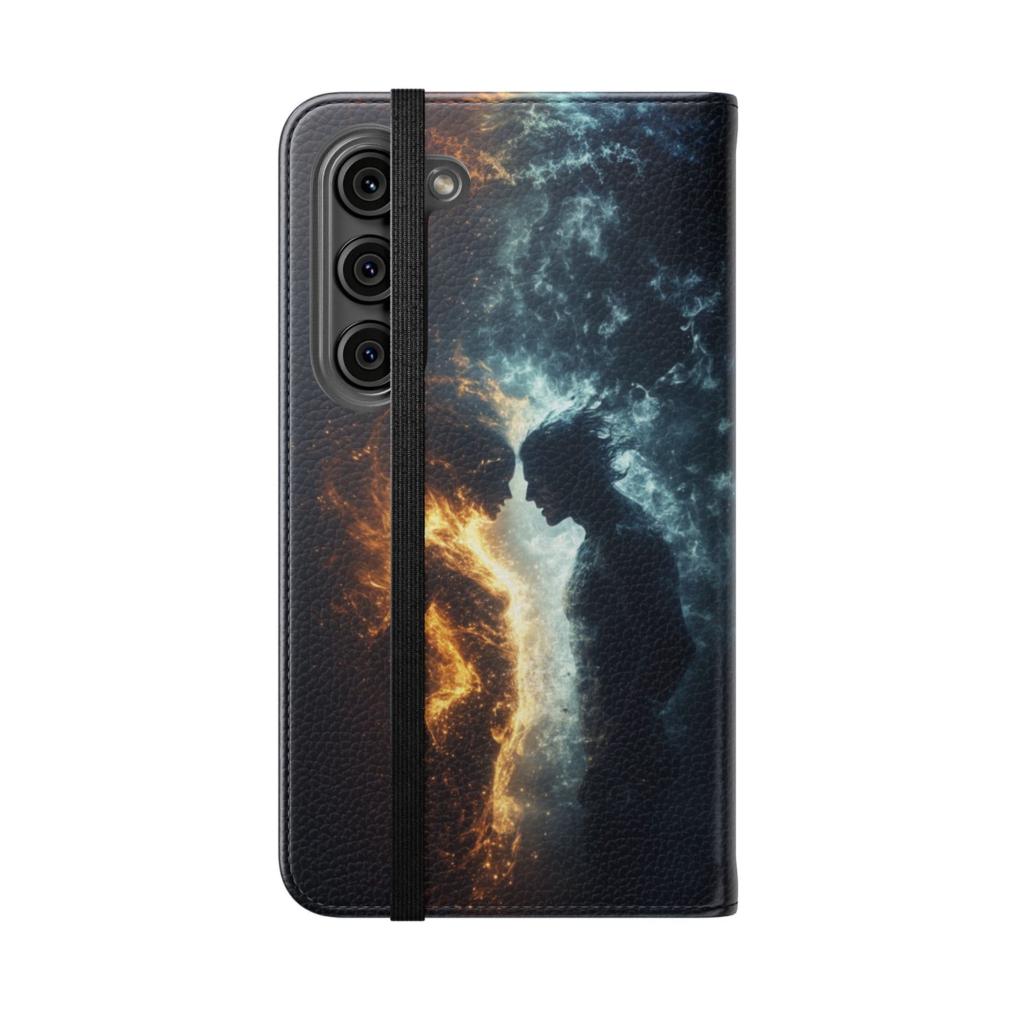 Fire & Frost Lovers - Wallet Flip Case