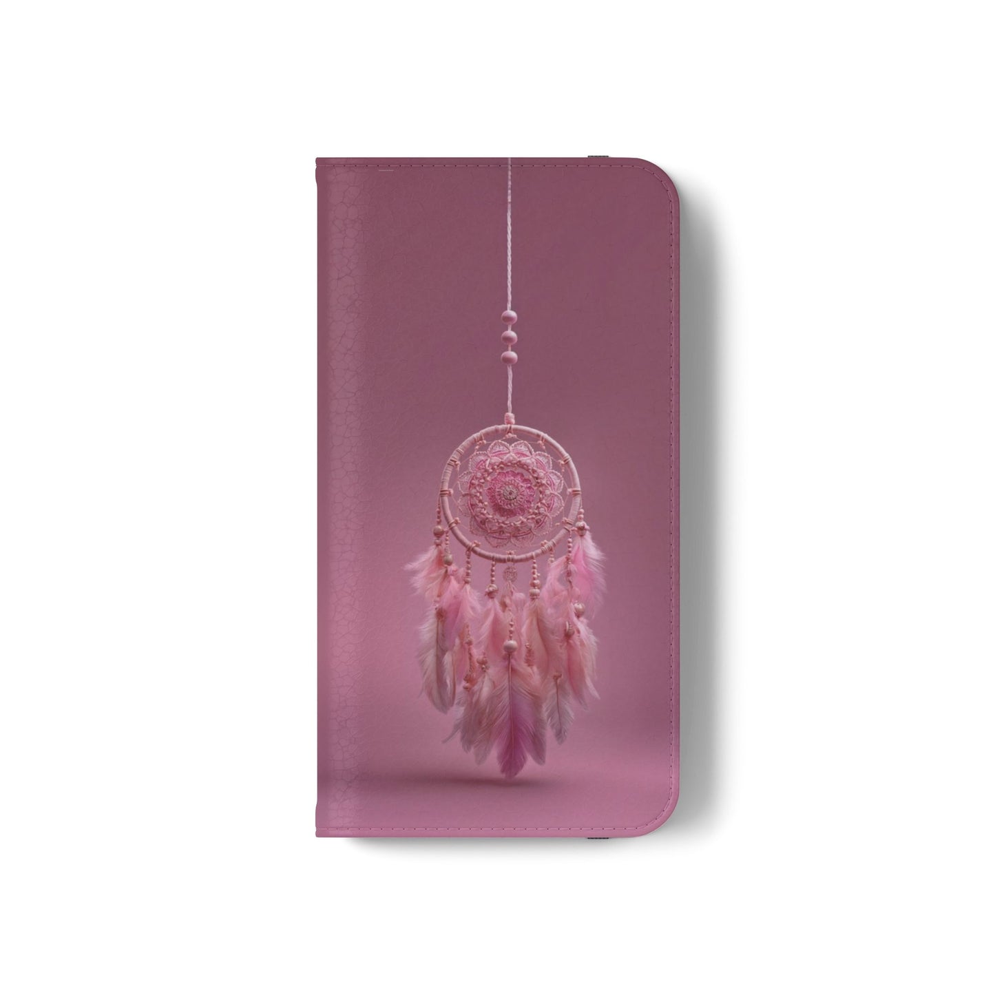 Pink Lace Dreamcatcher - Wallet Flip Case