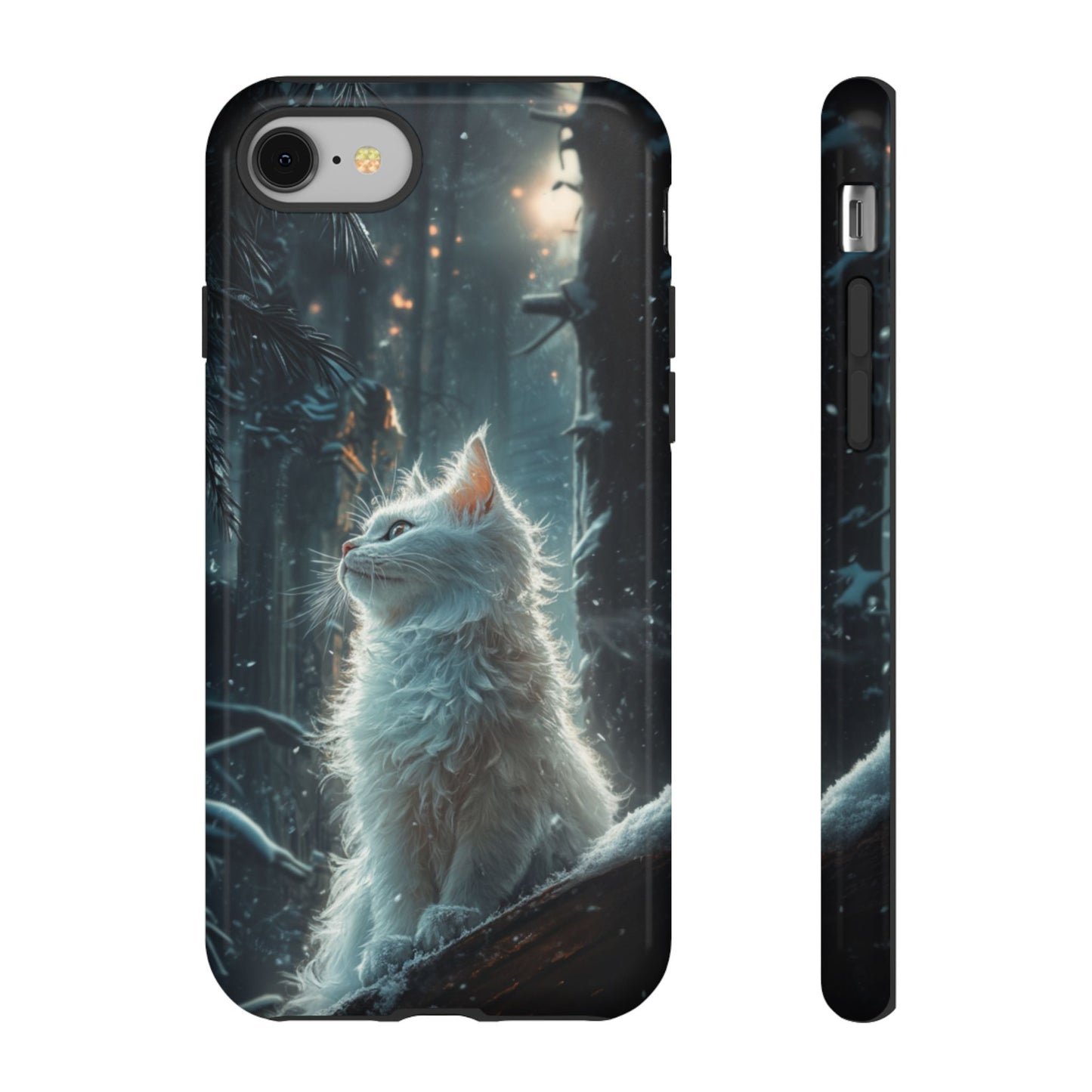 Winter Spirit Cat - Tough iPhone Case