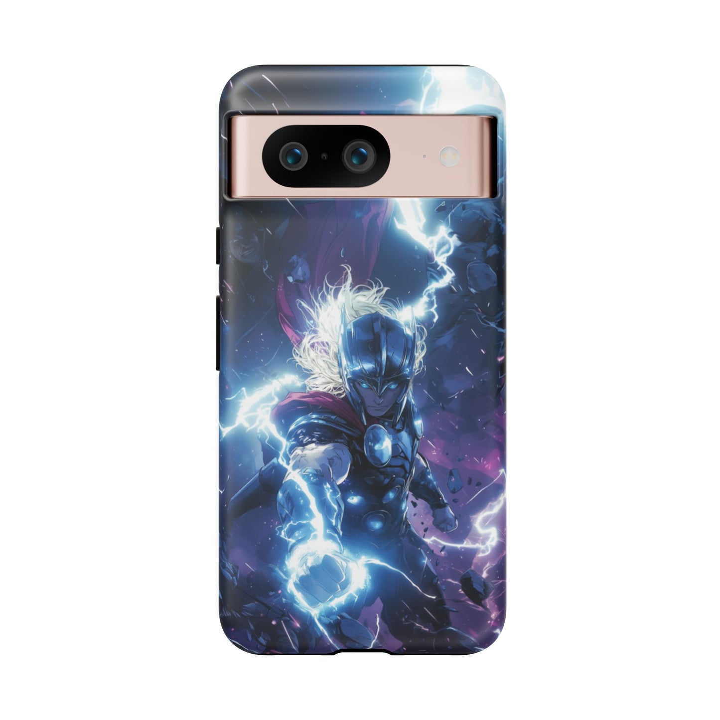 Lightning Fury: Thor Anime Action Phone Case - iPhone, Google Pixel, Samsung